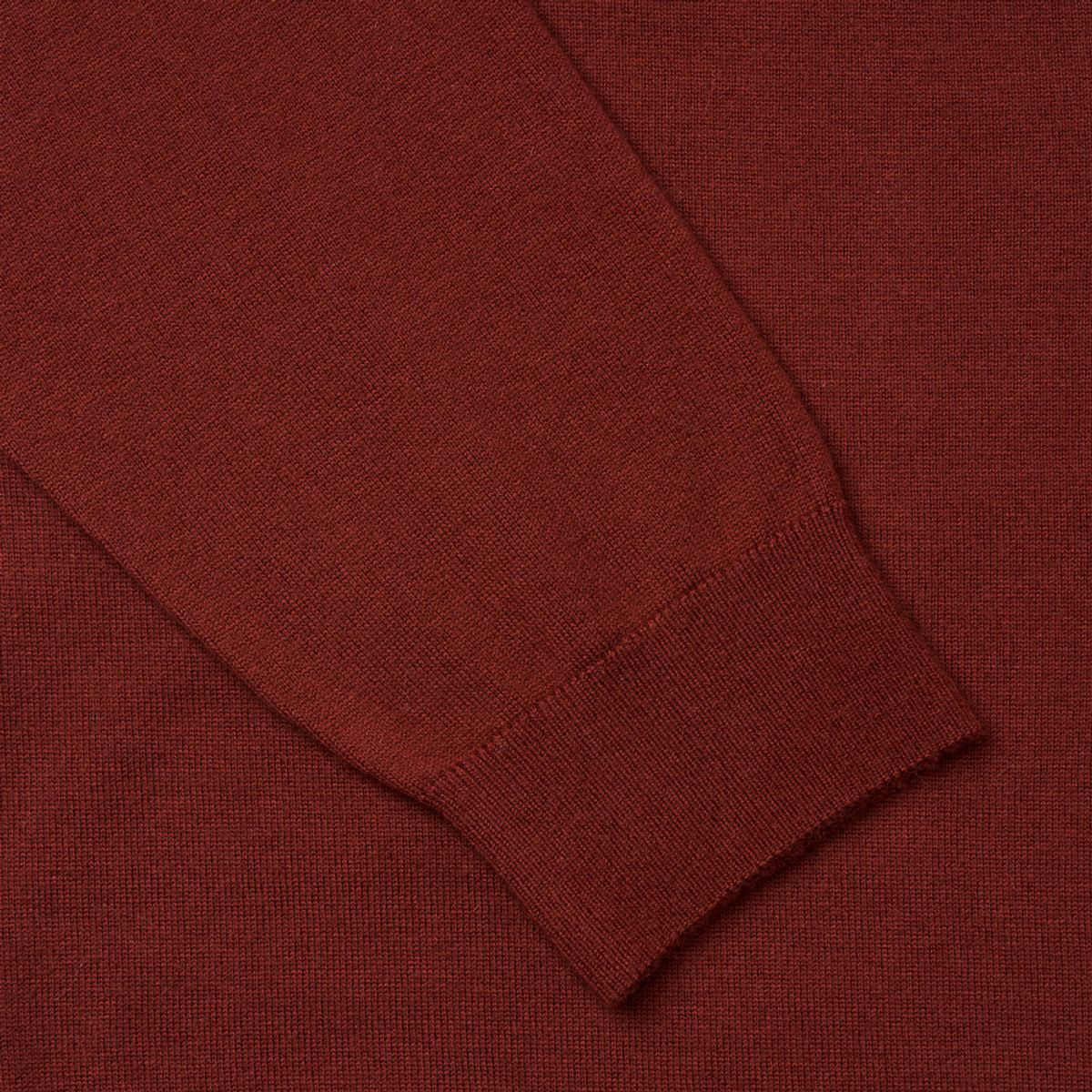 베르노(VERNO) [Casual] Cashtouch crew-neck knit Maroon_relax-fit