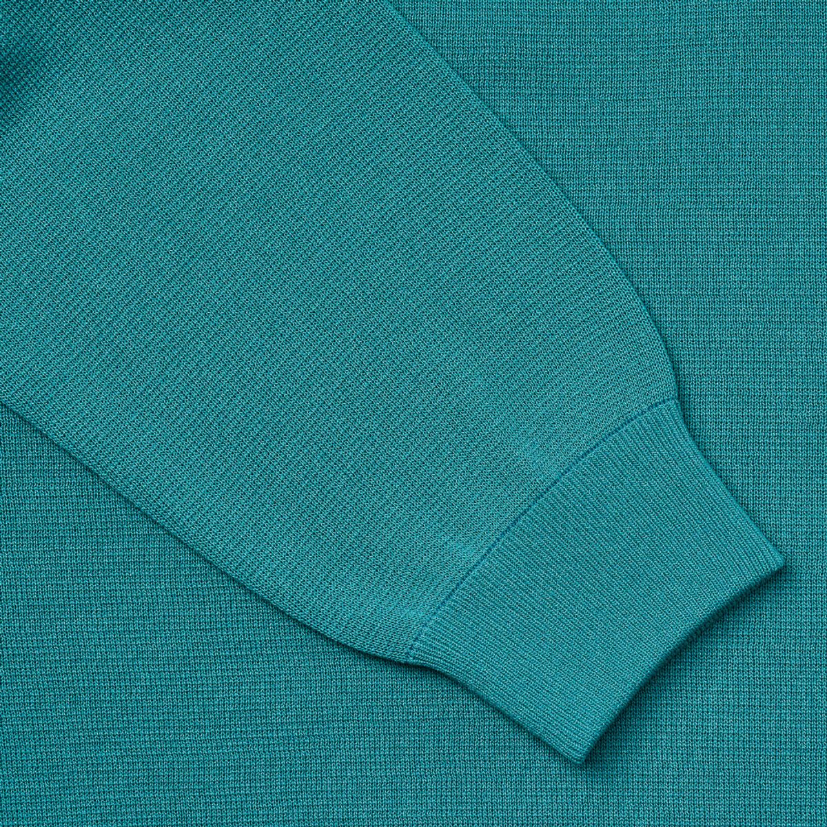 베르노(VERNO) [Casual] Raglan crew-neck knit See green