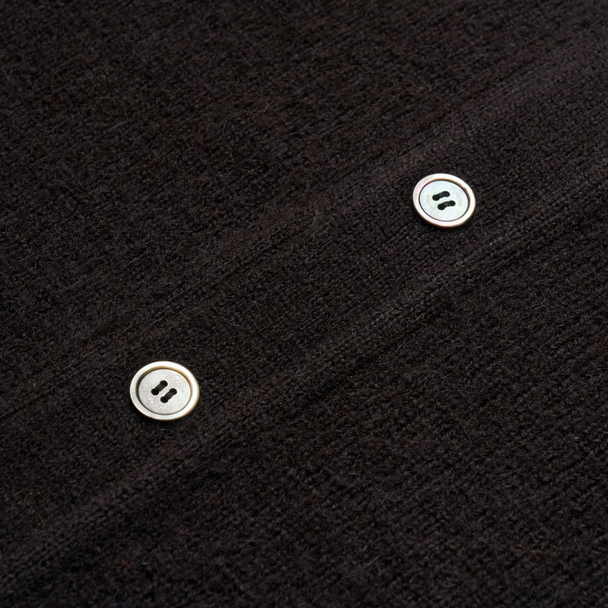 베르노(VERNO) [Casual] Alpaca cardigan knit Black