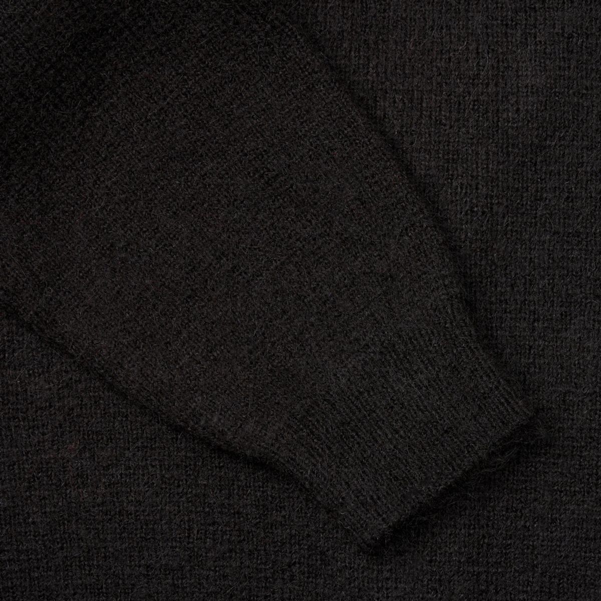 베르노(VERNO) [Casual] Alpaca cardigan knit Black