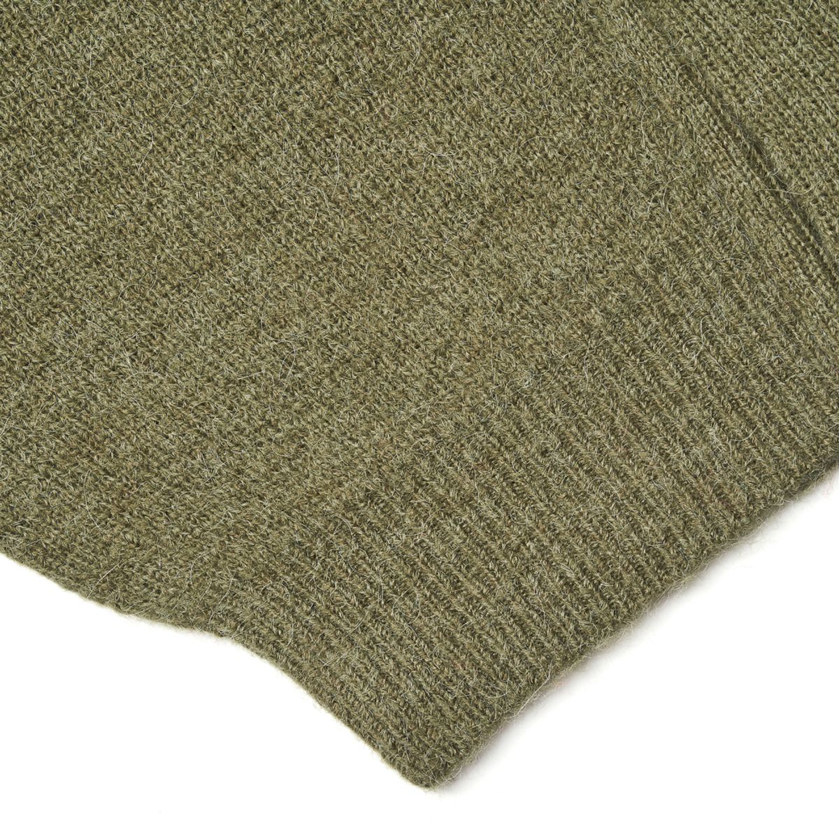 베르노(VERNO) [Casual] Alpaca cardigan knit Olive green