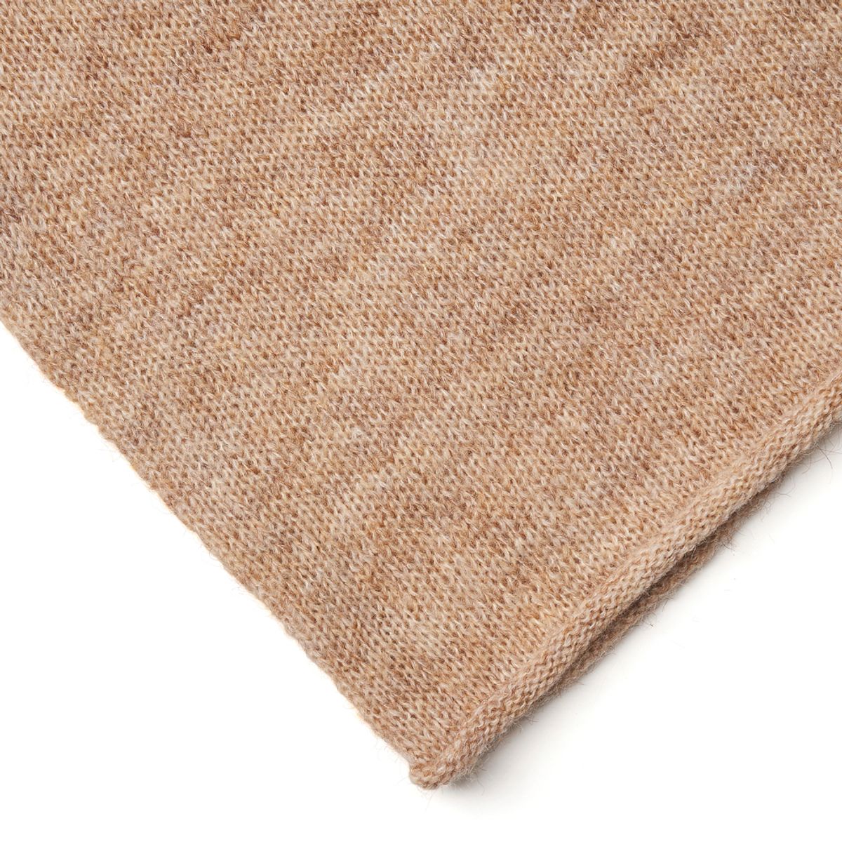 베르노(VERNO) [Casual] Alpaca piping crew-neck knit Beige
