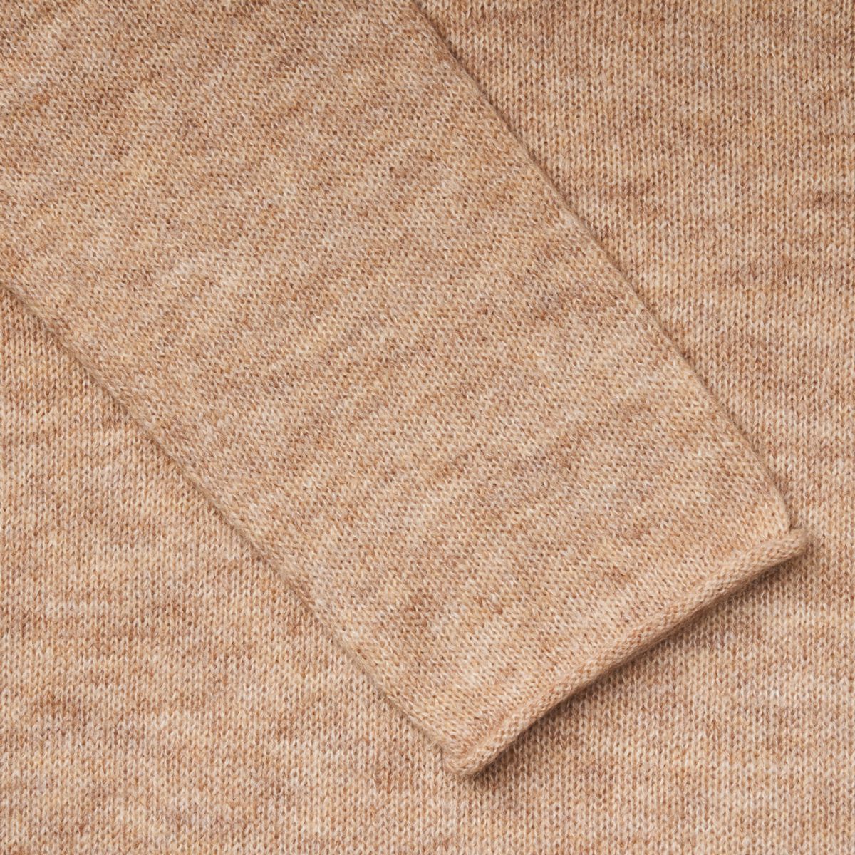 베르노(VERNO) [Casual] Alpaca piping crew-neck knit Beige