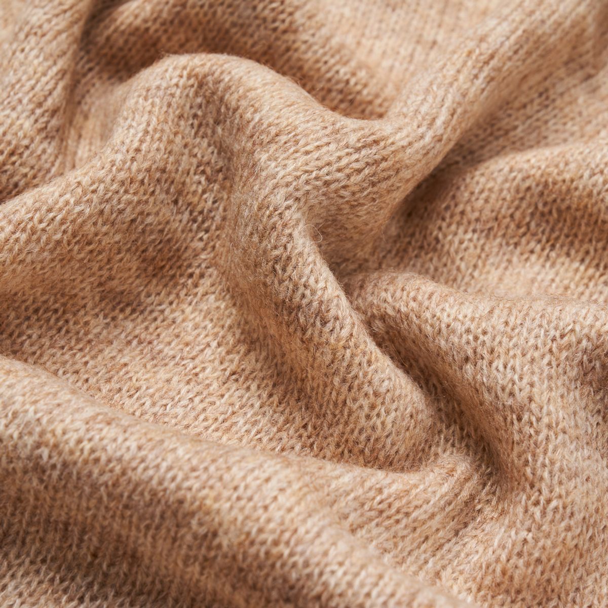 베르노(VERNO) [Casual] Alpaca piping crew-neck knit Beige