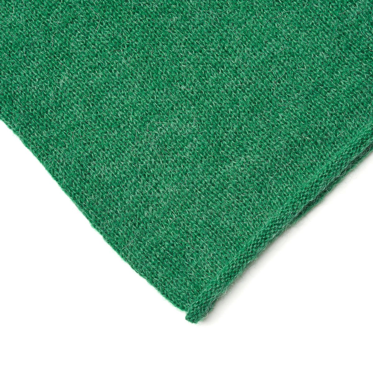 베르노(VERNO) [Casual] Alpaca piping crew-neck knit Green