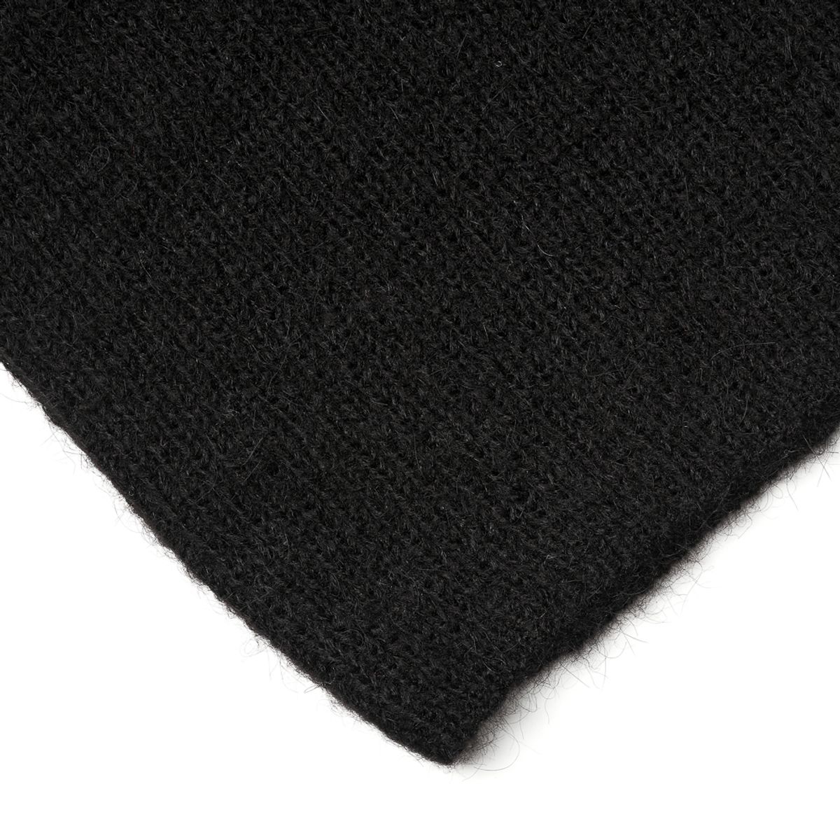 베르노(VERNO) [Casual] Alpaca collar knit Black