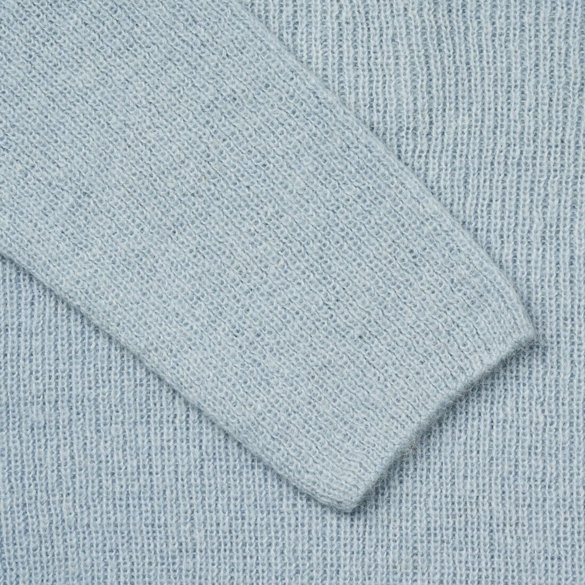 베르노(VERNO) [Casual] Alpaca collar knit Sky blue