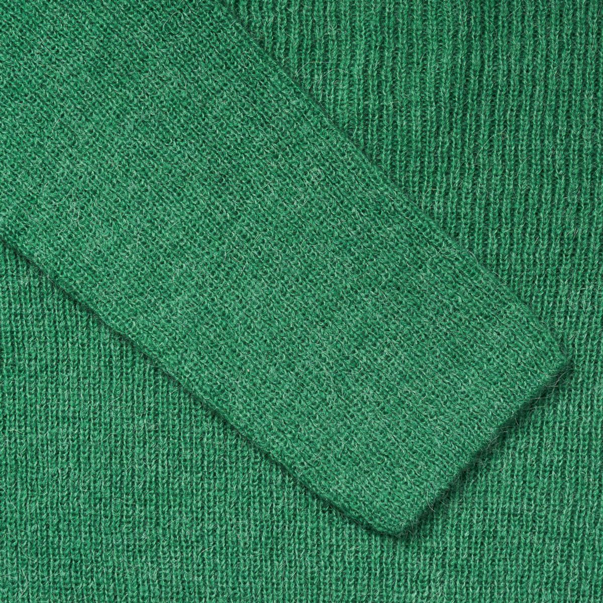 베르노(VERNO) [Casual] Alpaca collar knit Green