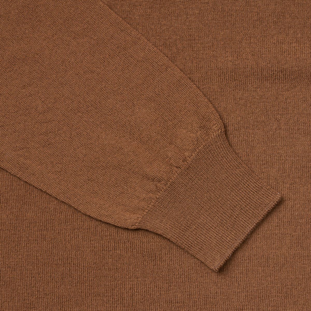 베르노(VERNO) Cashtouch crew-neck knit Brown_Regular-fit