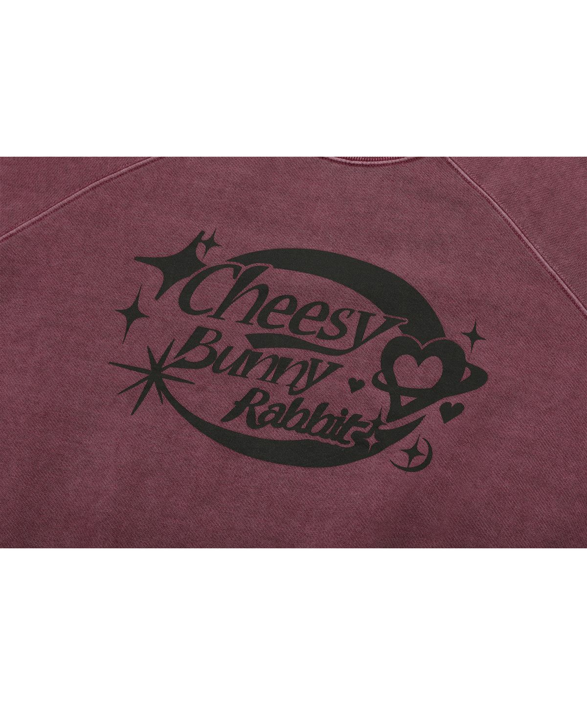 꼼파뇨(CPGN STUDIO) Cheesy Bunny 레글런 피그먼트 맨투맨 더스티핑크