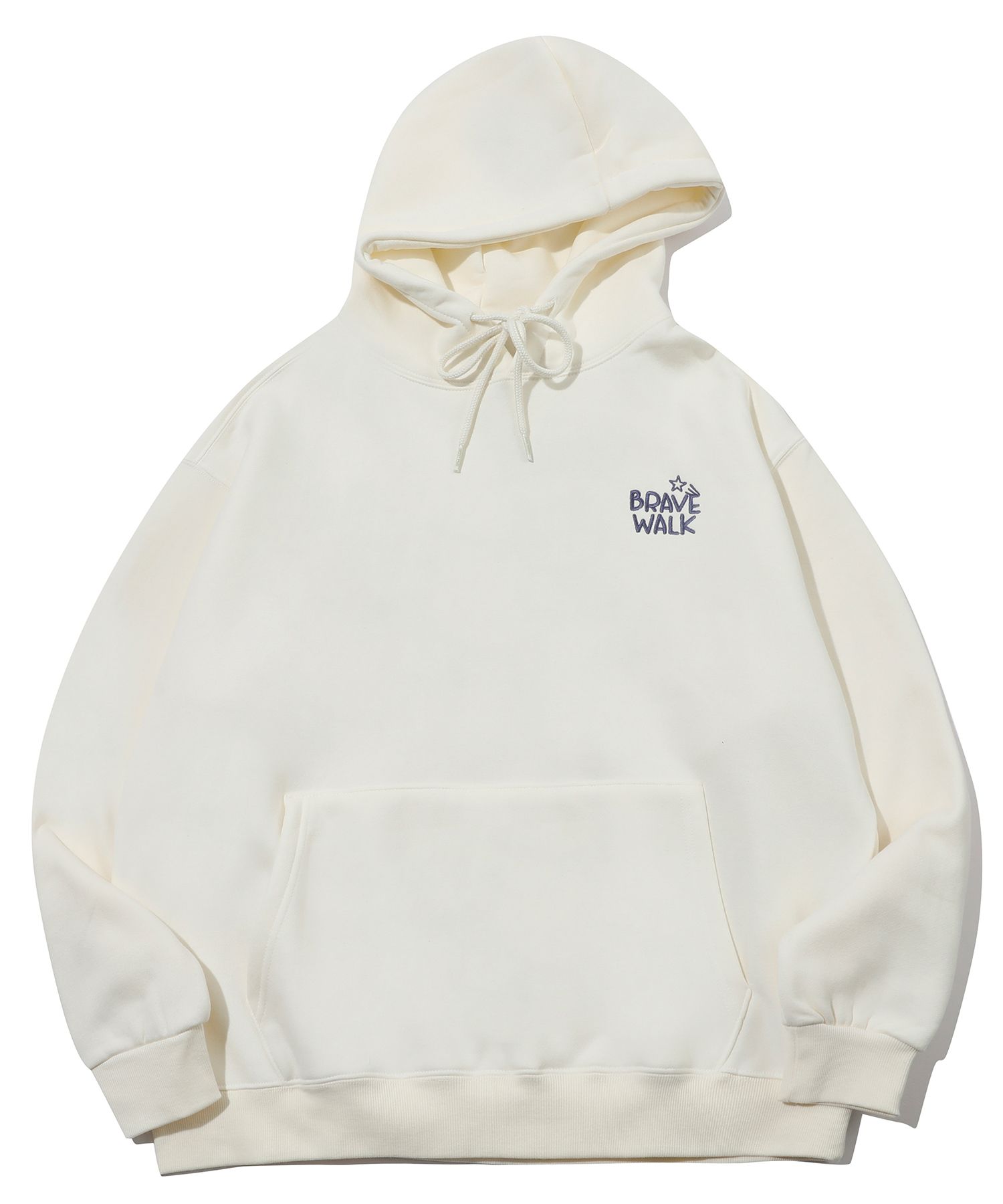 MUSINSA | CPGN STUDIO BRAVE CAT embroidered hoodie cream