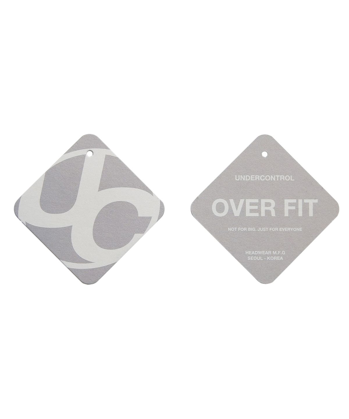 언더컨트롤(UNDERCONTROL) 사계절 빅사이즈 오버핏 코튼 버킷햇 남녀공용 벙거지 모자 UC / OVER FIT BUCKET / DE