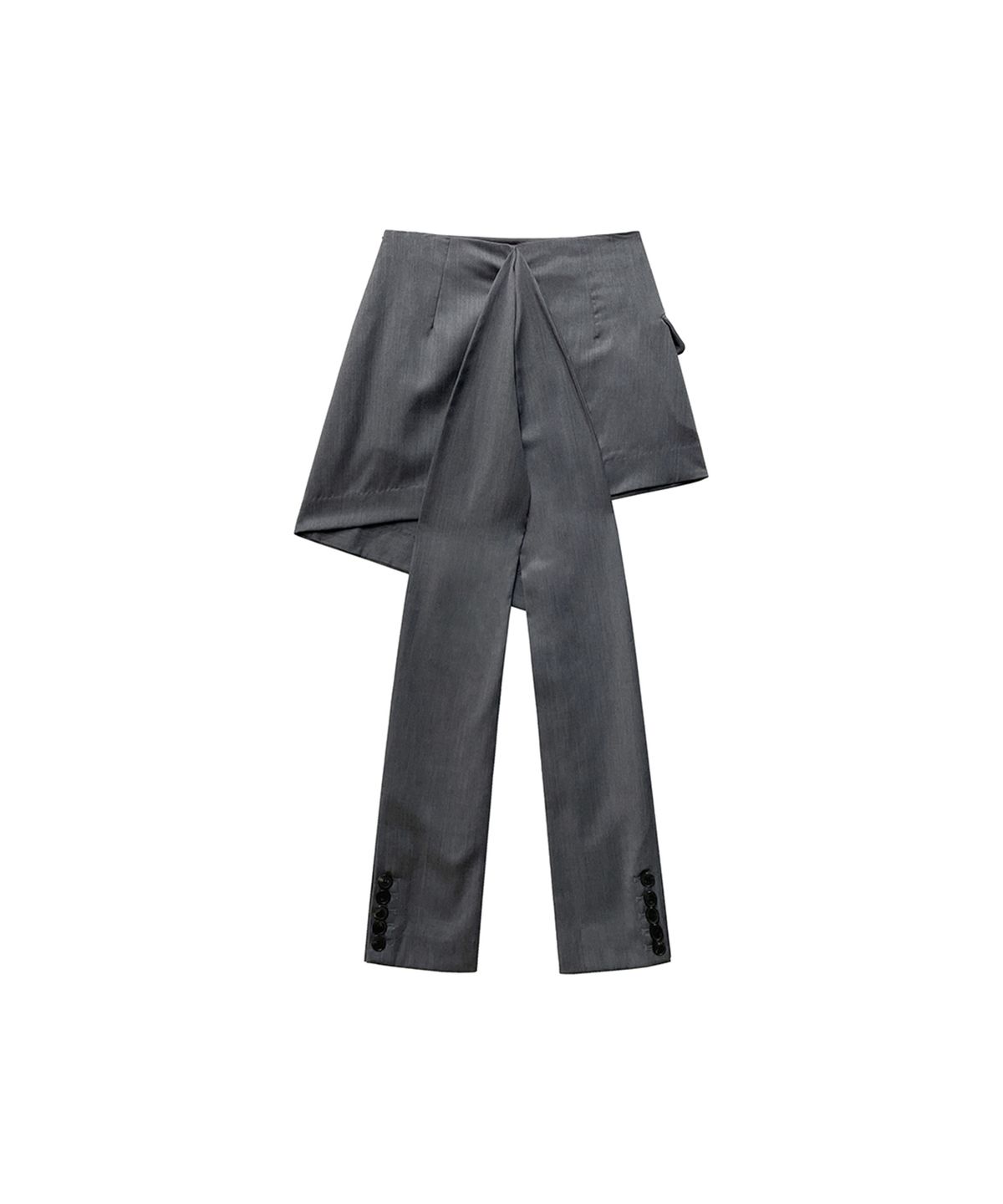 므아므(MMAM) Blazer crop layered cover-up