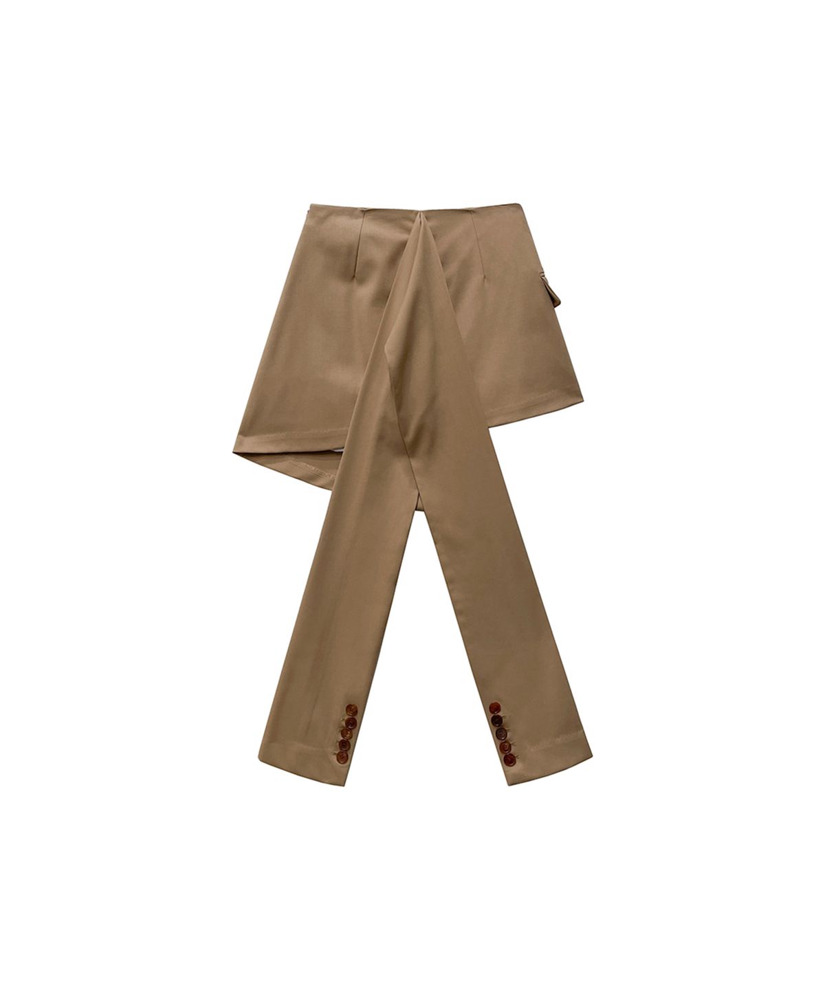 므아므(MMAM) Blazer crop layered cover-up