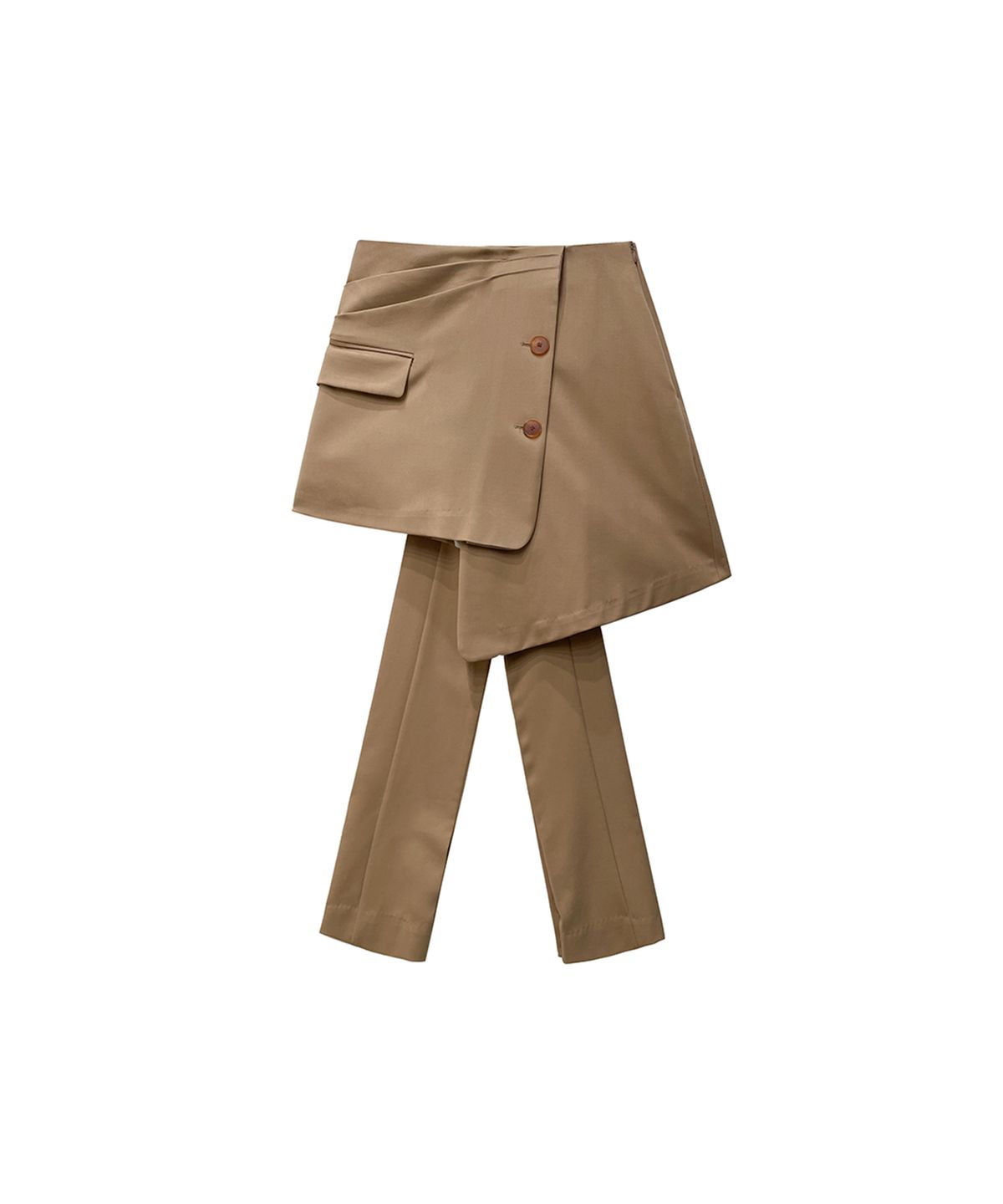 므아므(MMAM) Blazer crop layered cover-up
