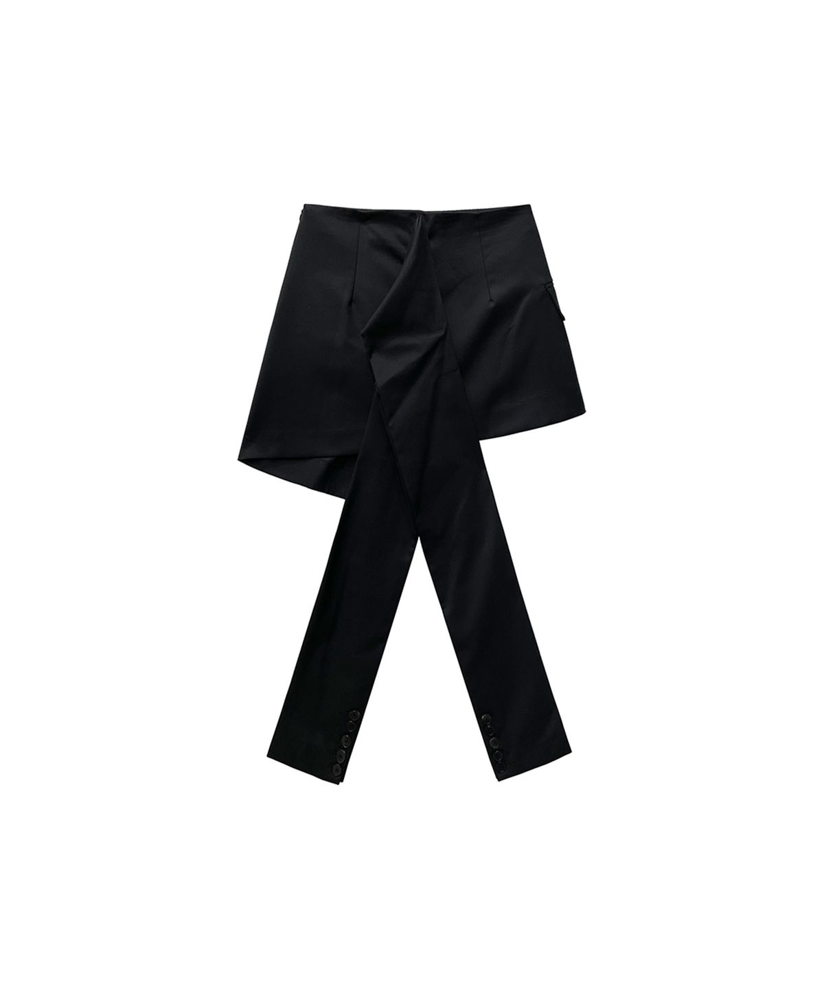 므아므(MMAM) Blazer crop layered cover-up