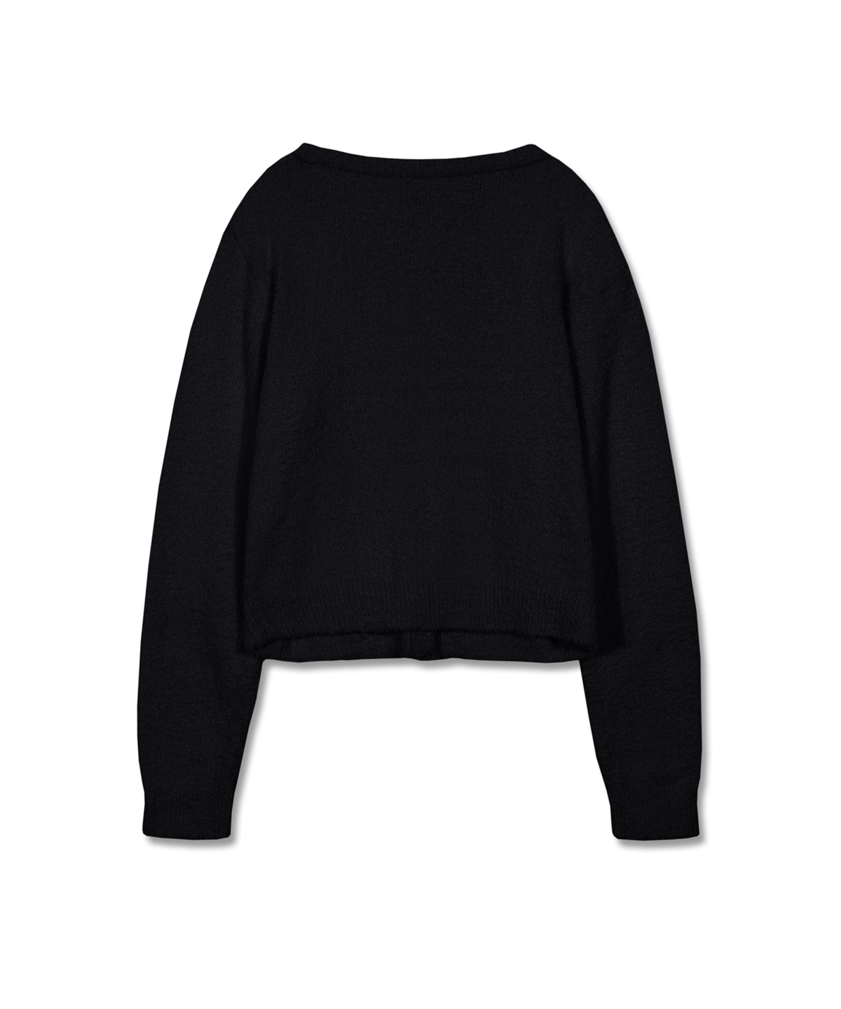 벌스원(VERSE ONE) EMBROIDERED LOGO CARDIGAN BLACK(NEW)