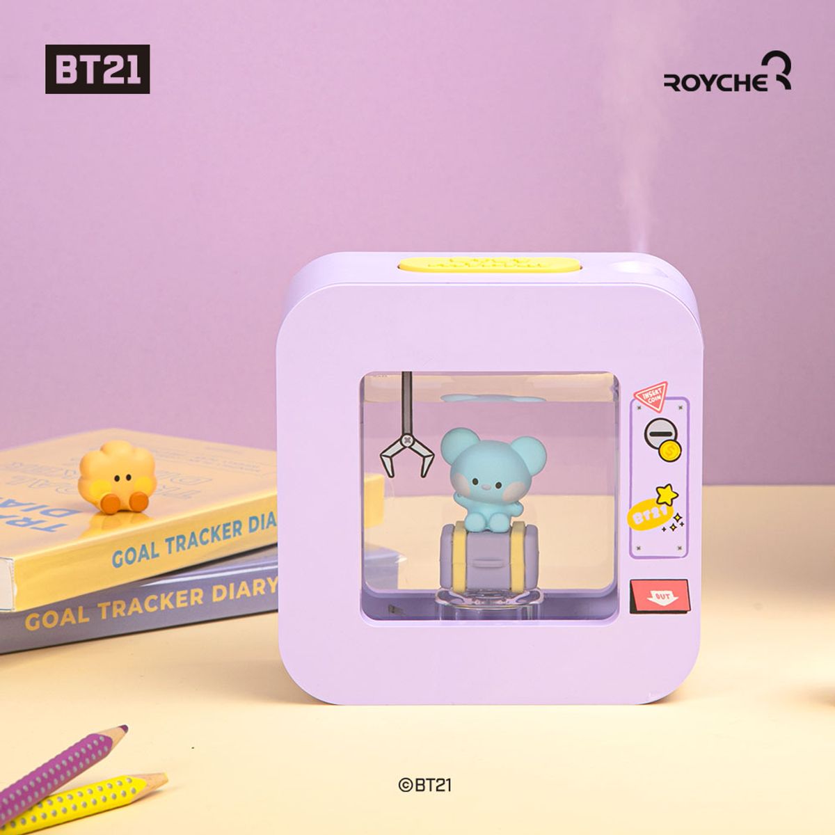 로이체(ROYCHE) BT21 미니니 minini 오락실 무선 미니 가습기 (무드등 기능) / 1+1, 한정수량 울트라 특가