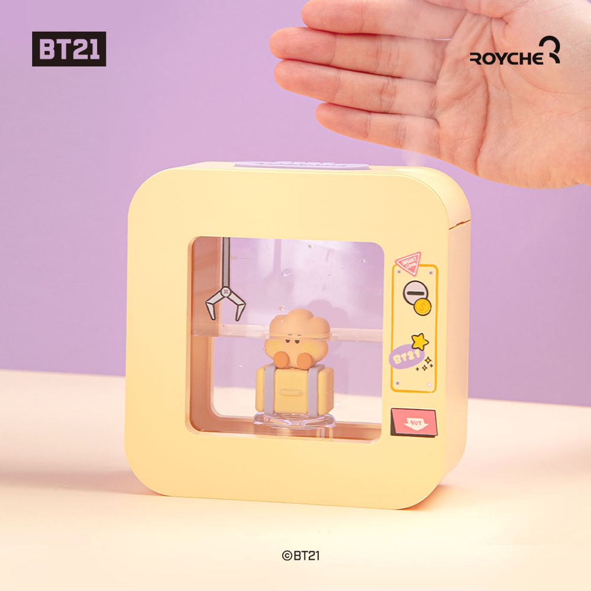 로이체(ROYCHE) BT21 미니니 minini 오락실 무선 미니 가습기 (무드등 기능) / 1+1, 한정수량 울트라 특가