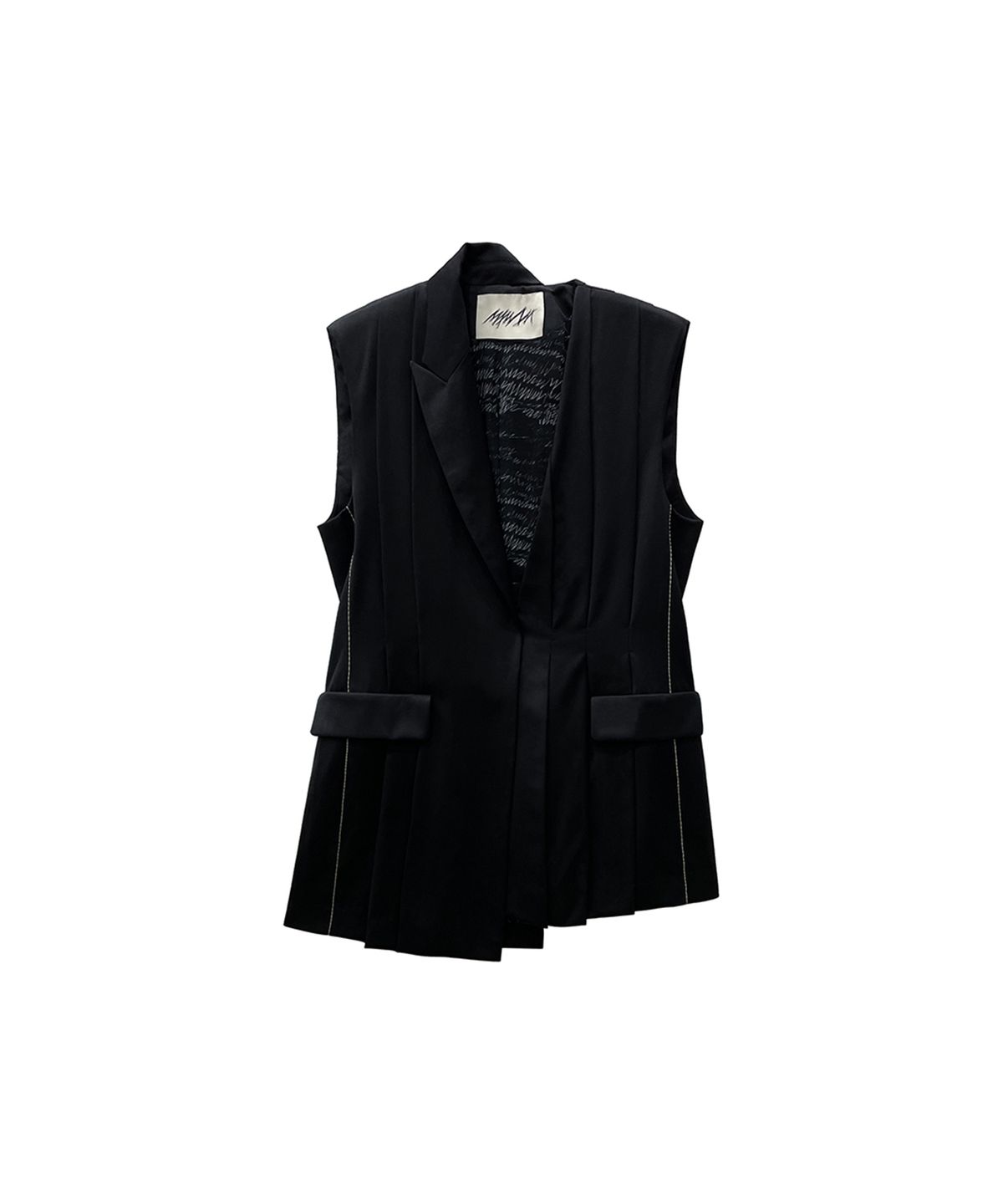 므아므(MMAM) Pleated line signature vest