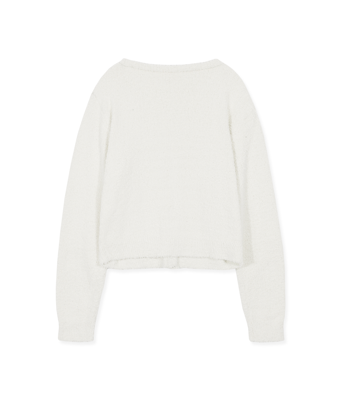 벌스원(VERSE ONE) EMBROIDERED LOGO CARDIGAN IVORY(NEW)
