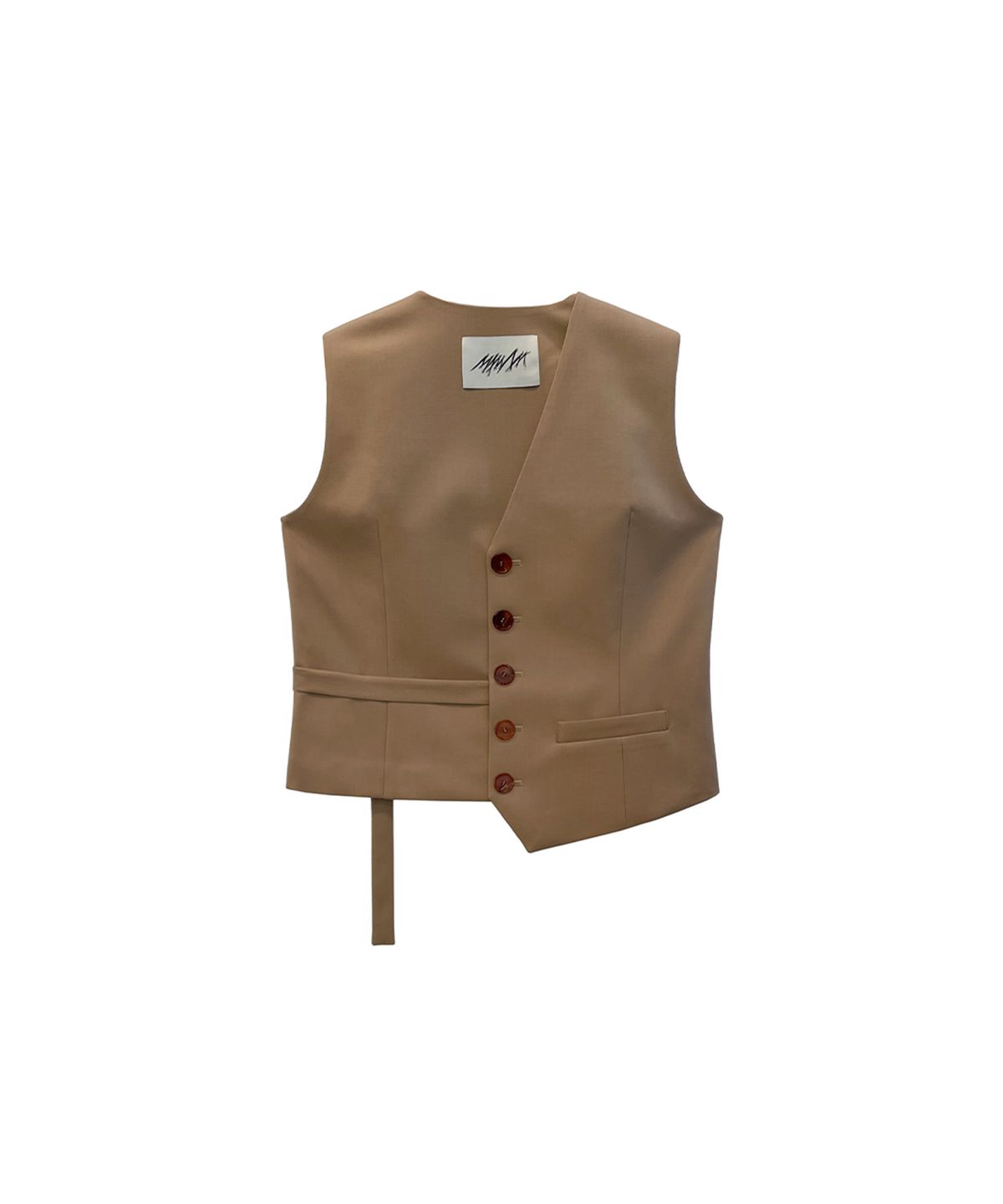 므아므(MMAM) Side strap button vest