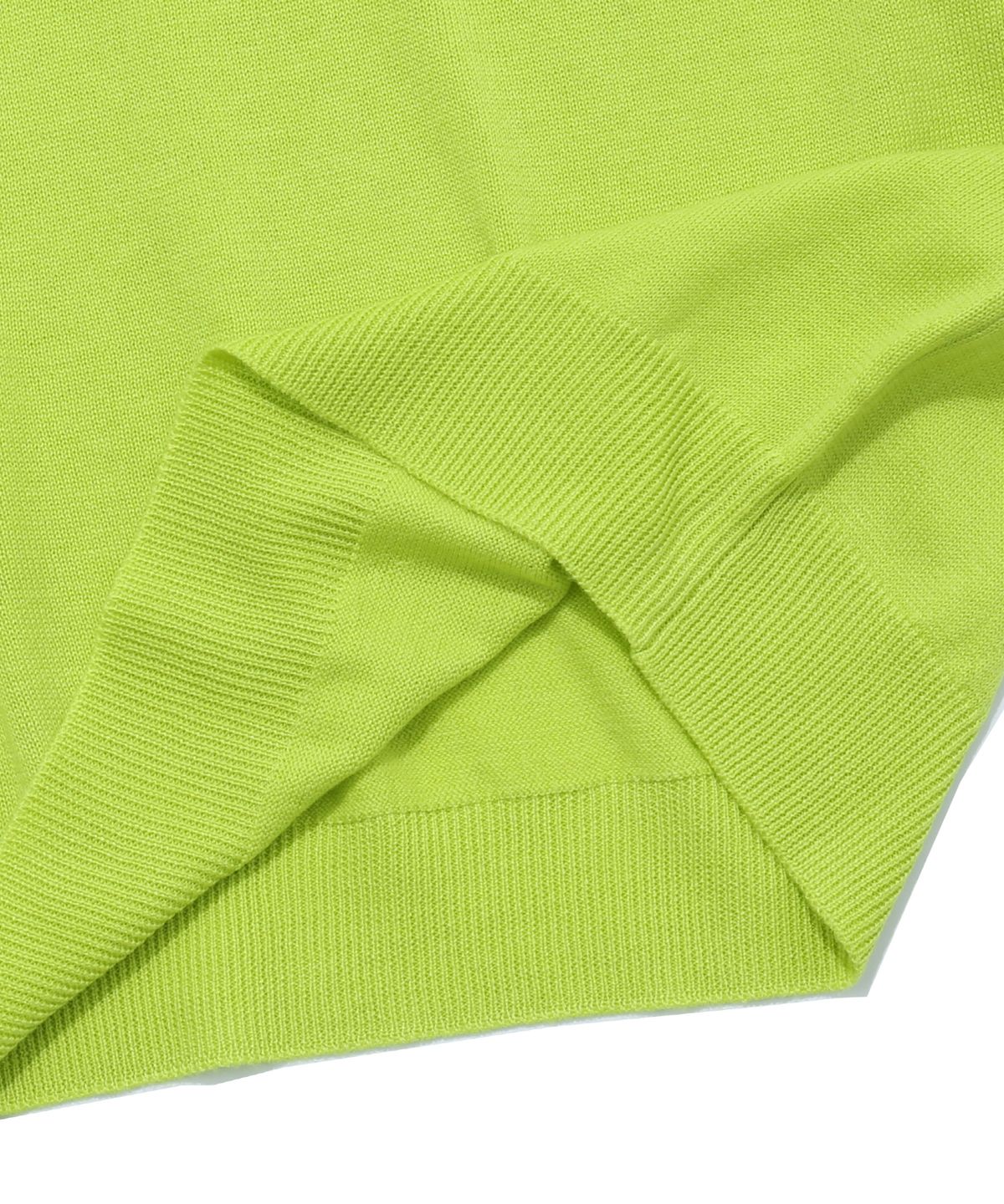 벌스원(VERSE ONE) MERINO WOOL BASIC KNIT SWEATER NEON GREEN