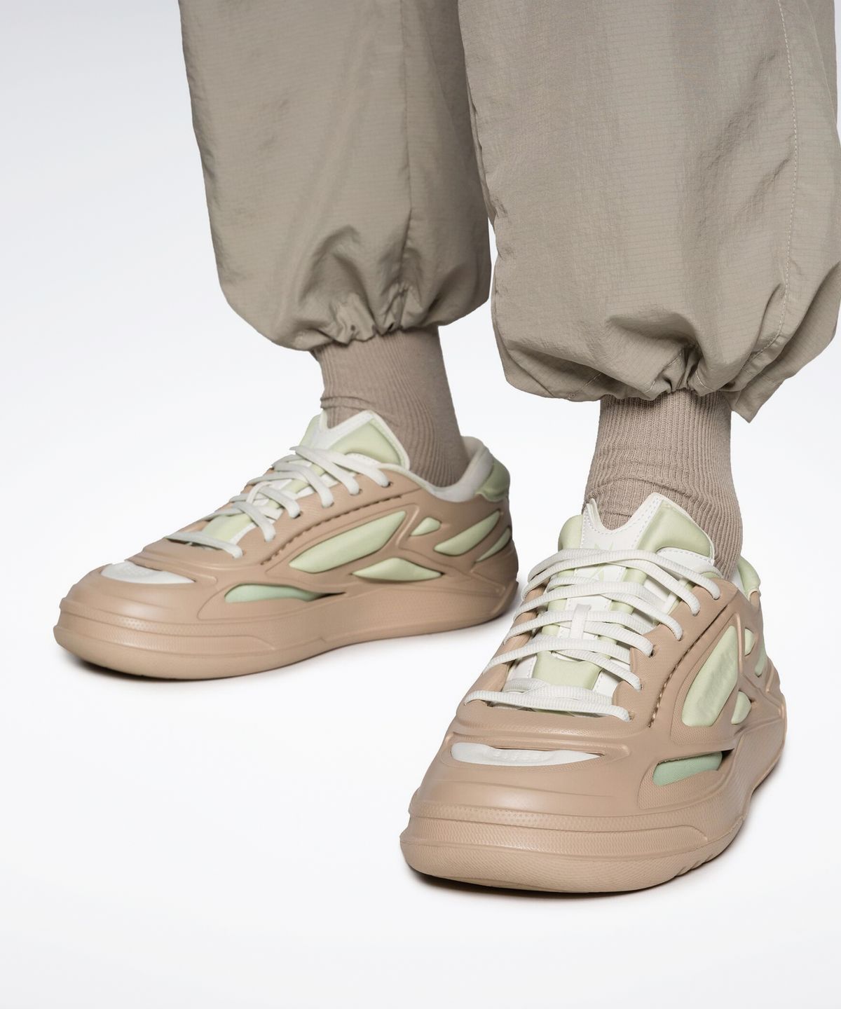 리복(REEBOK) 클럽 C FWD - 베이지:그린