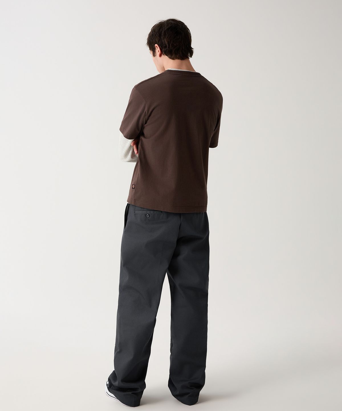 디키즈(DICKIES) 더블니 85283 루즈핏 워크팬츠 Charcoal