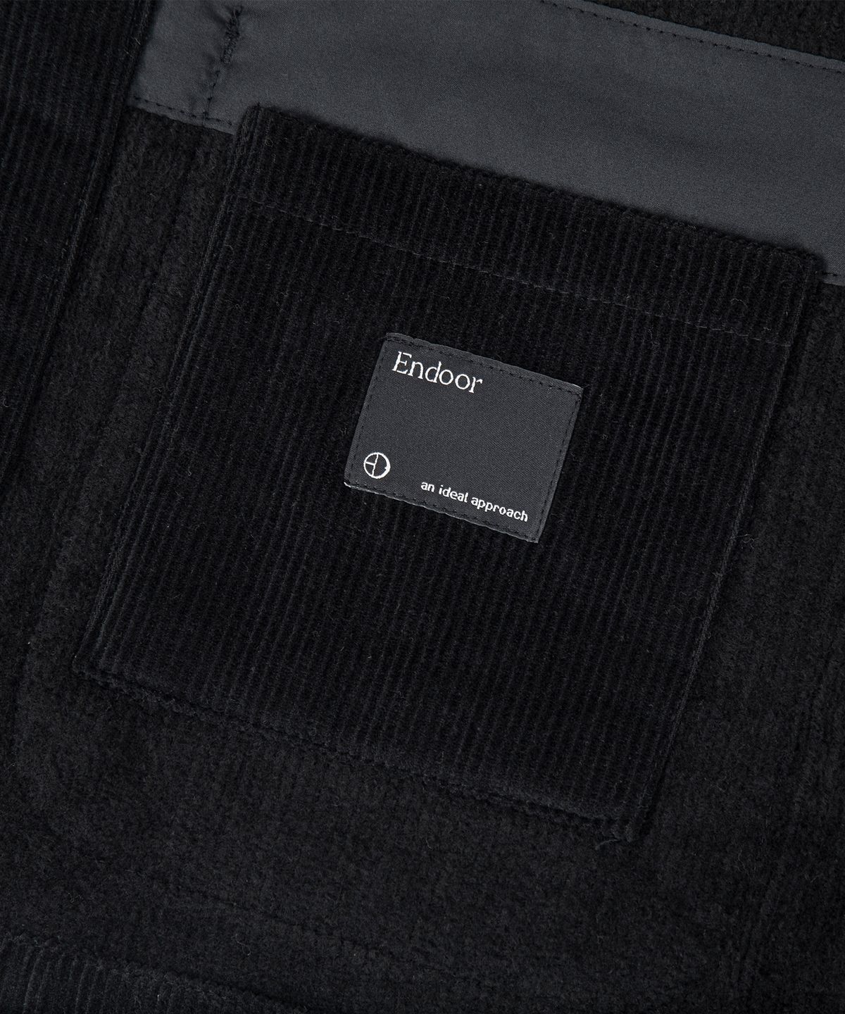 엔도어(ENDOOR) Corduroy sports field jacket (black)