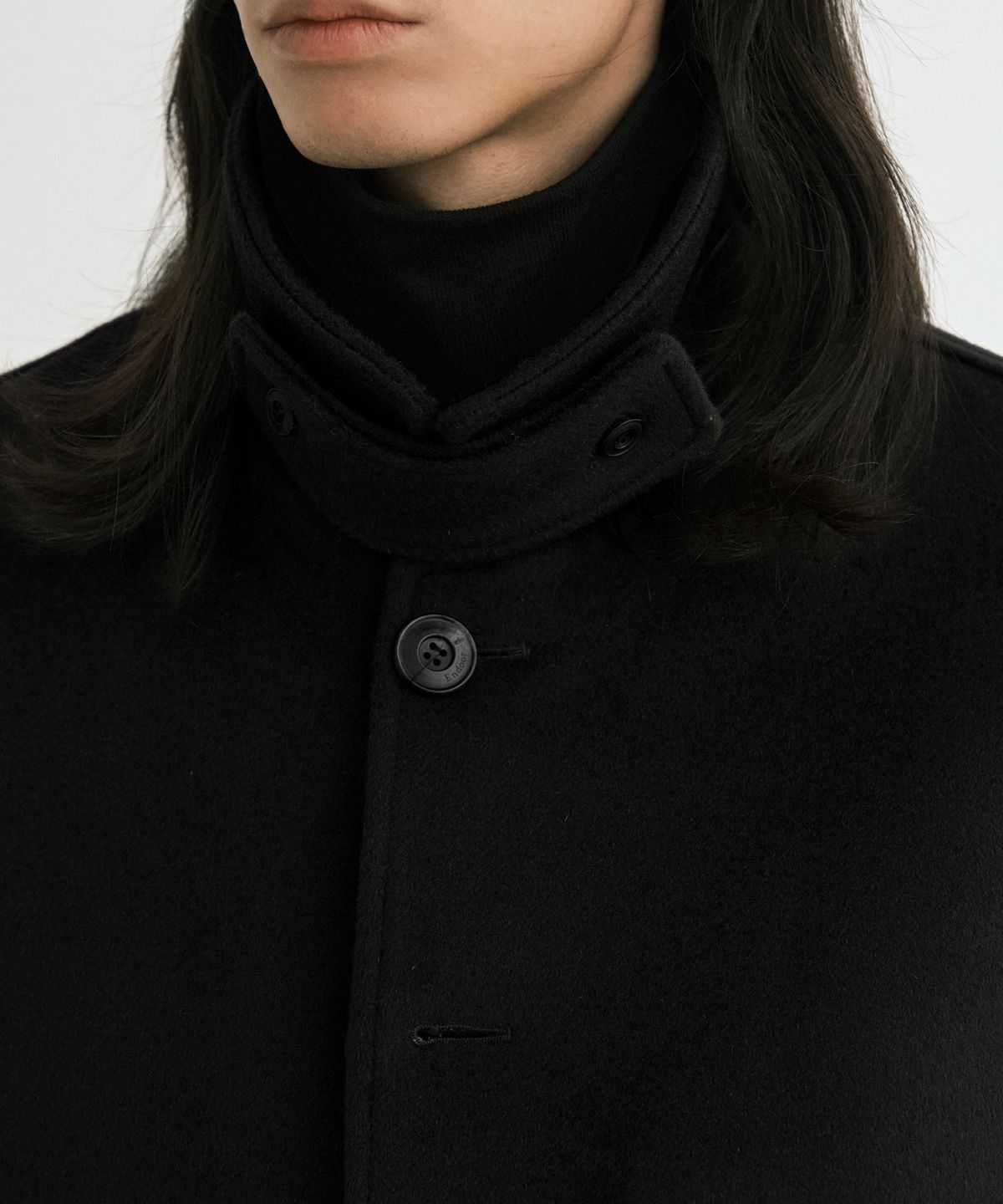 엔도어(ENDOOR) [리뉴얼]Fine wool short coat (black)