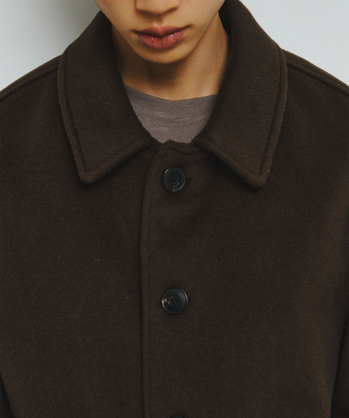 엔도어(ENDOOR) Fine wool short coat (brown)