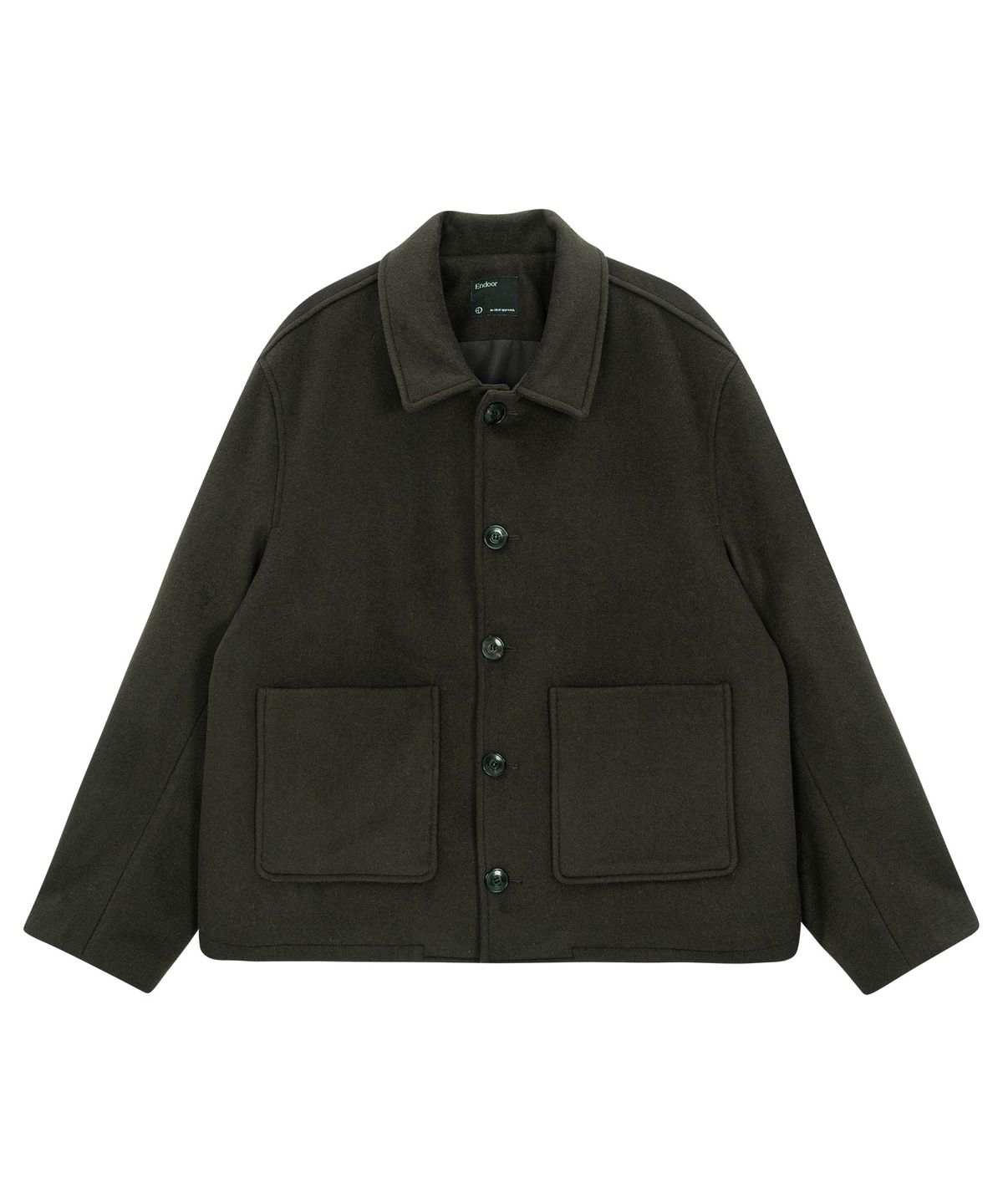 엔도어(ENDOOR) Fine wool short coat (brown)