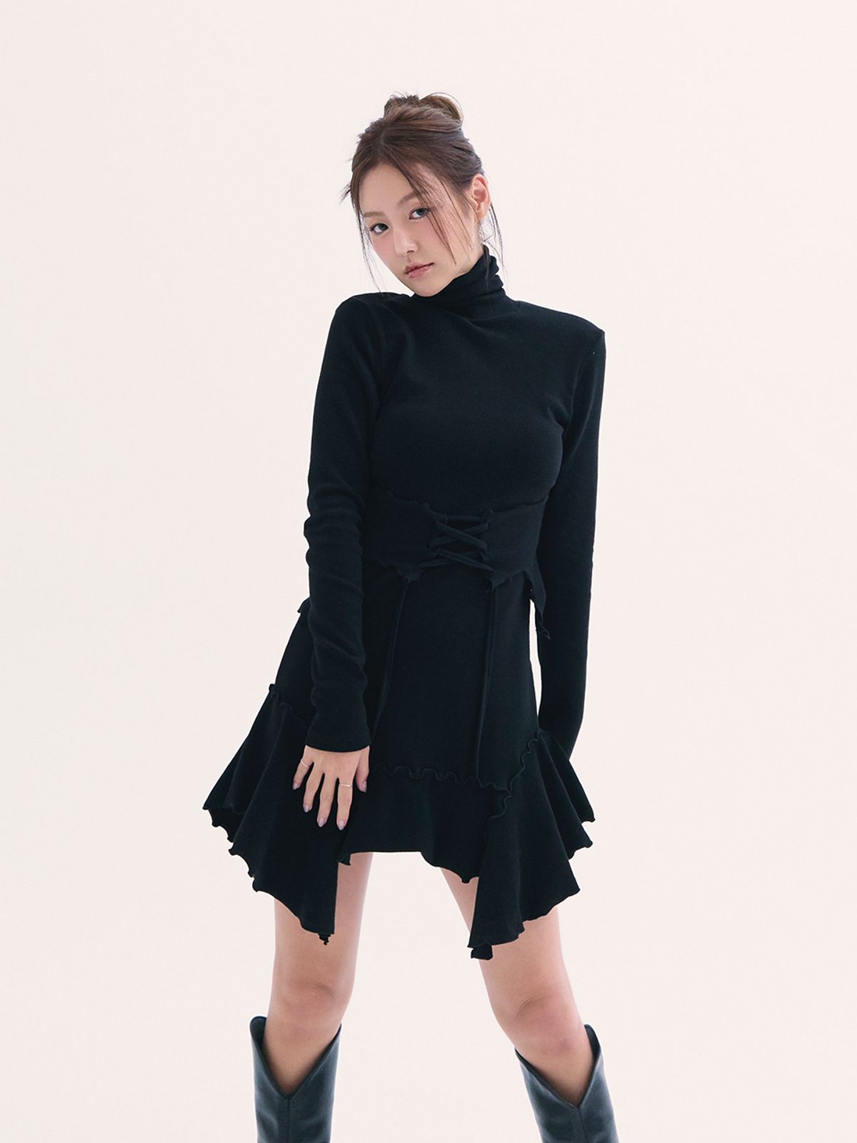 비에이블투(B ABLE TWO) Ophelia DRESS BLACK