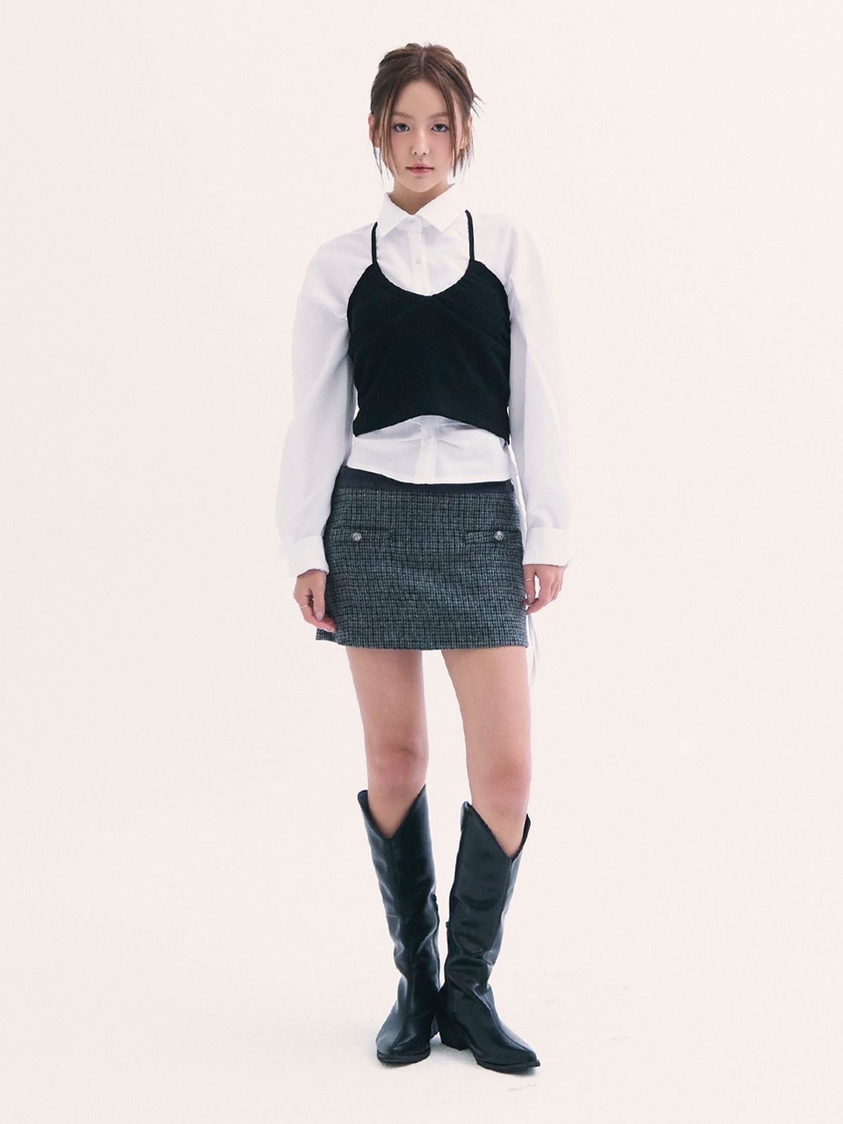 비에이블투(B ABLE TWO) Clala Top BLACK