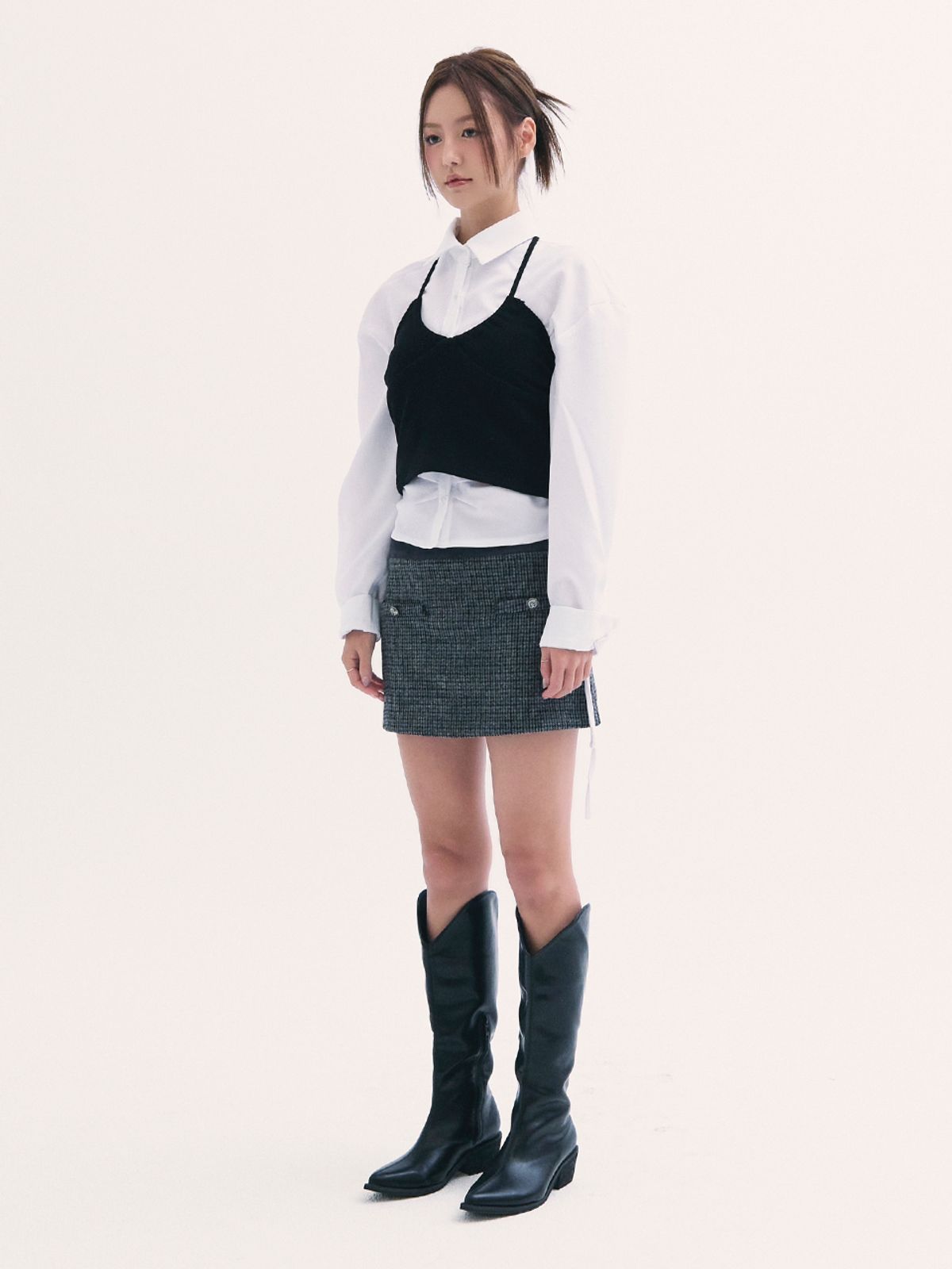 비에이블투(B ABLE TWO) Clala Top BLACK