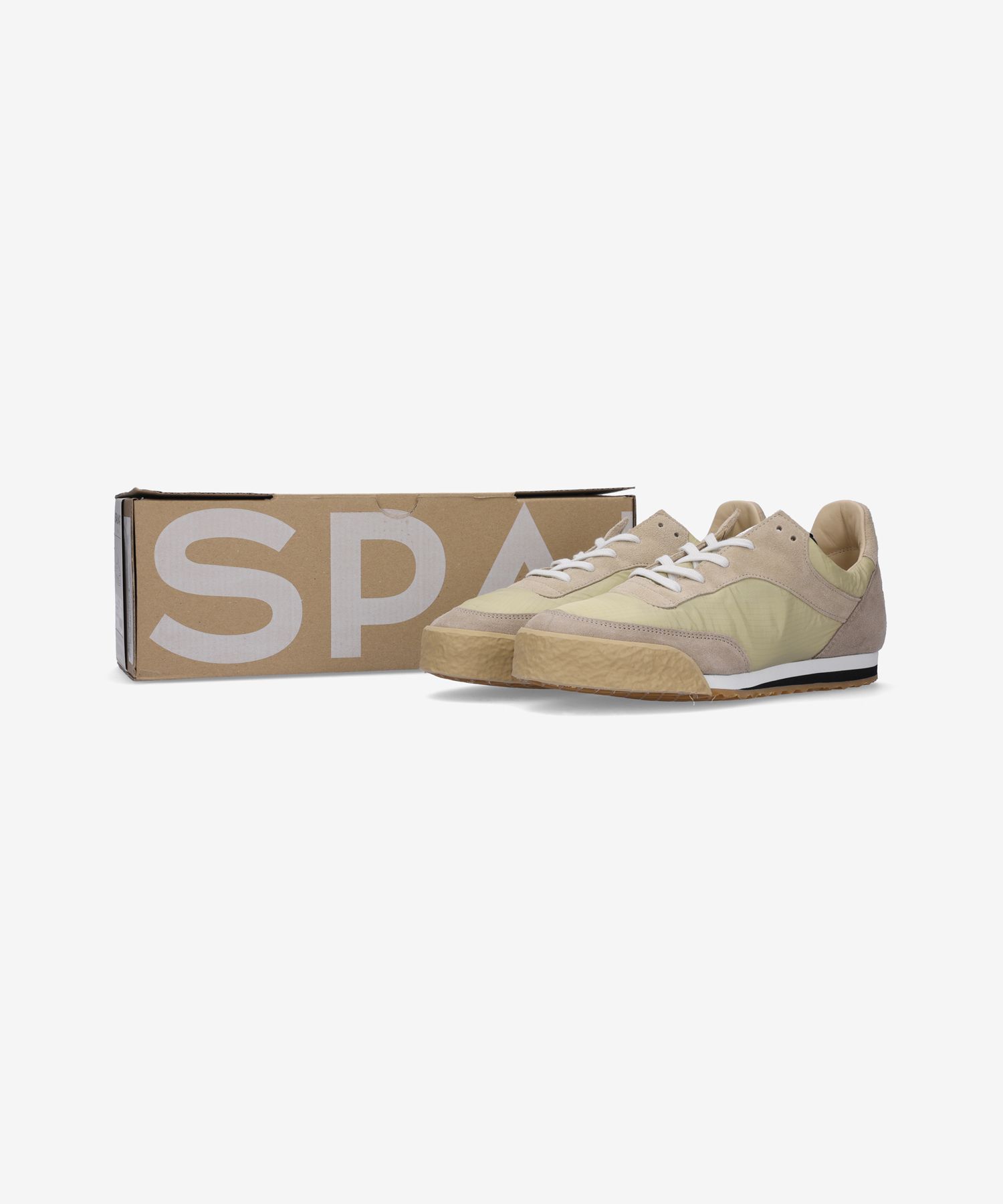 ★SPALWART★ Peach Low HS Sneakers Black 62039729999 6203972 Black Smash Low Nappa Suede Sneakers by Spalwart on Sale