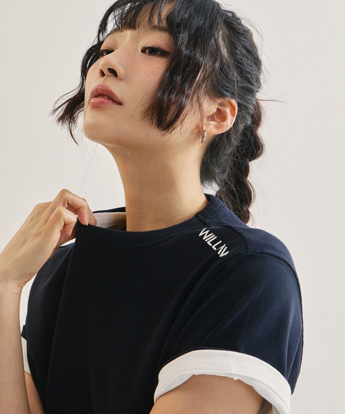 윌리워 스튜디오(WILLIWAW STUDIO) 에센셜 머슬핏 티셔츠 [4 color]
