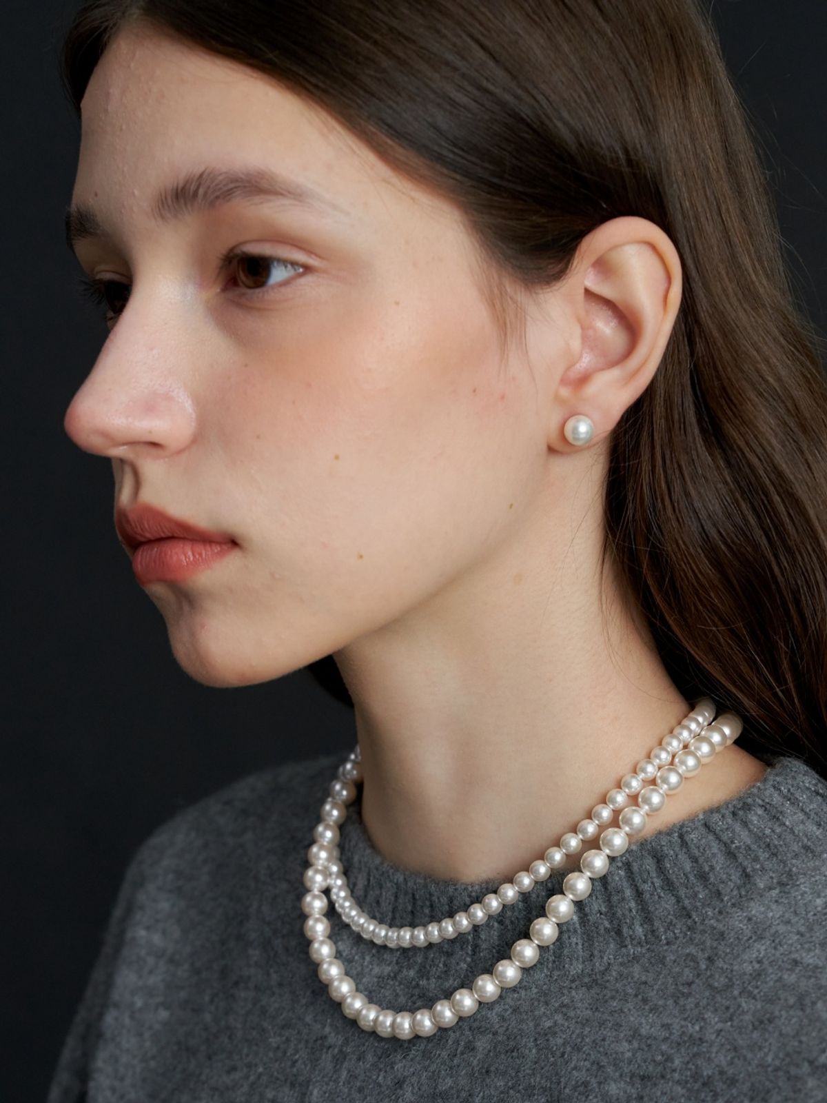 러브미몬스터(LOVE ME MONSTER) Essential Pearl Earrings 8mm (L233MER010)