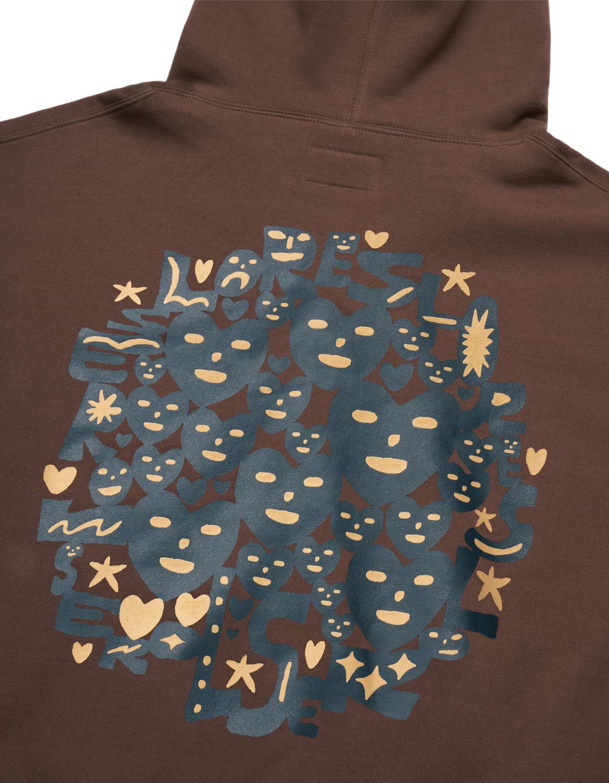 로어즈(LORES) Full of Love Hoodie - Brown