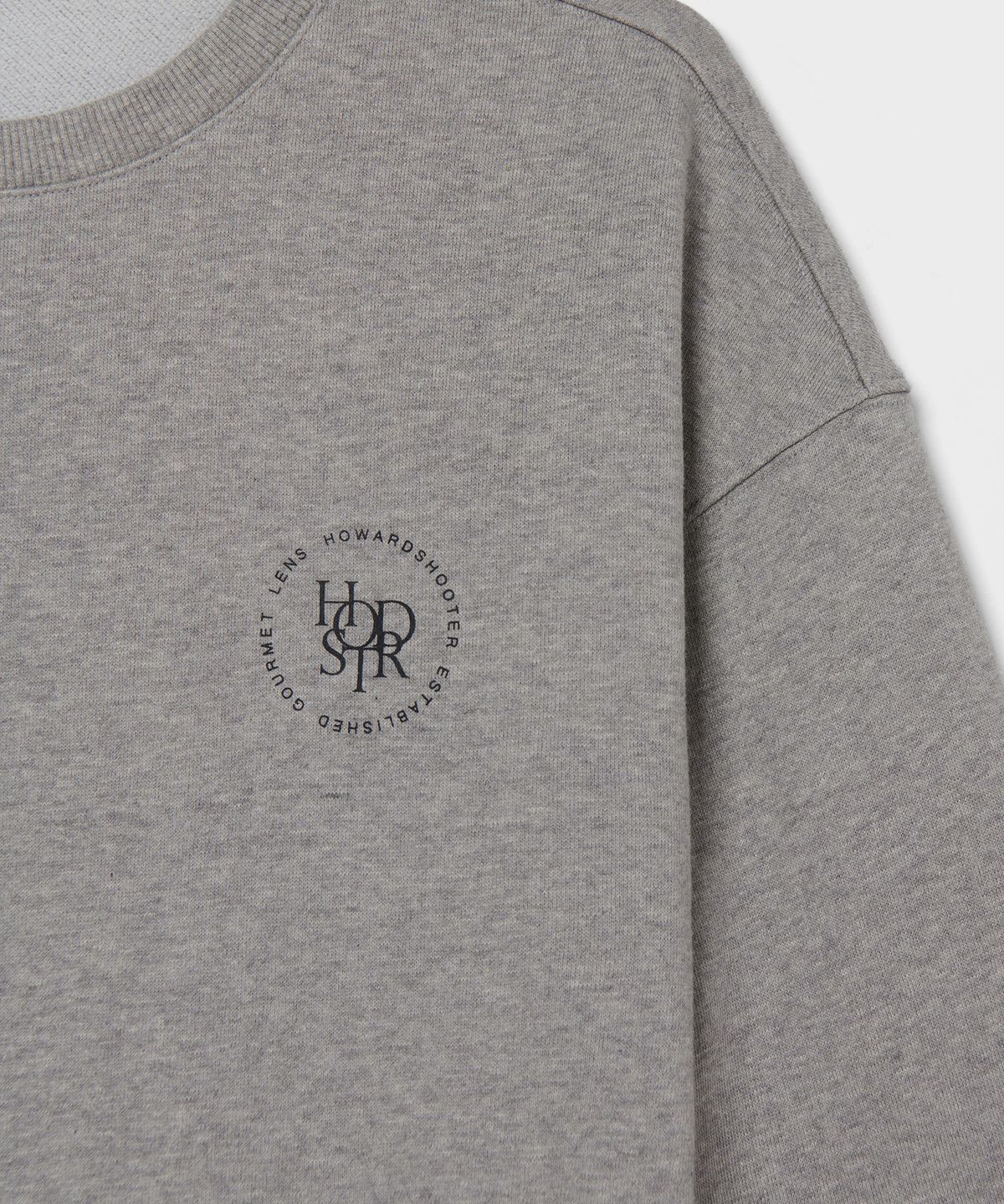 하워드슈터(HOWARDSHOOTER) HS CIRCLE LOGO SWEATSHIRT m.grey