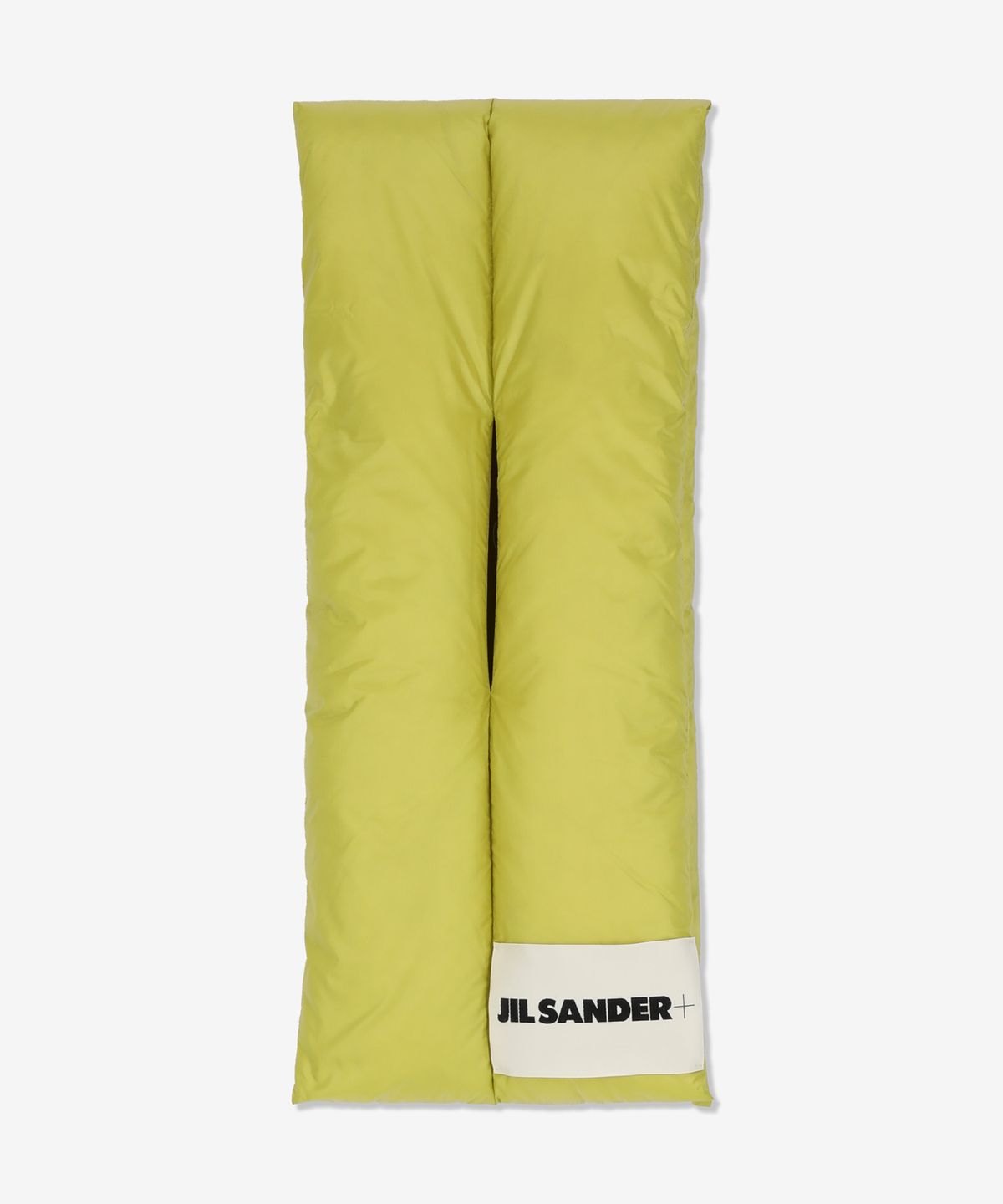 질 샌더(JIL SANDER) 로고 패치 다운 머플러 - 그린 / J40TE0116J70122341