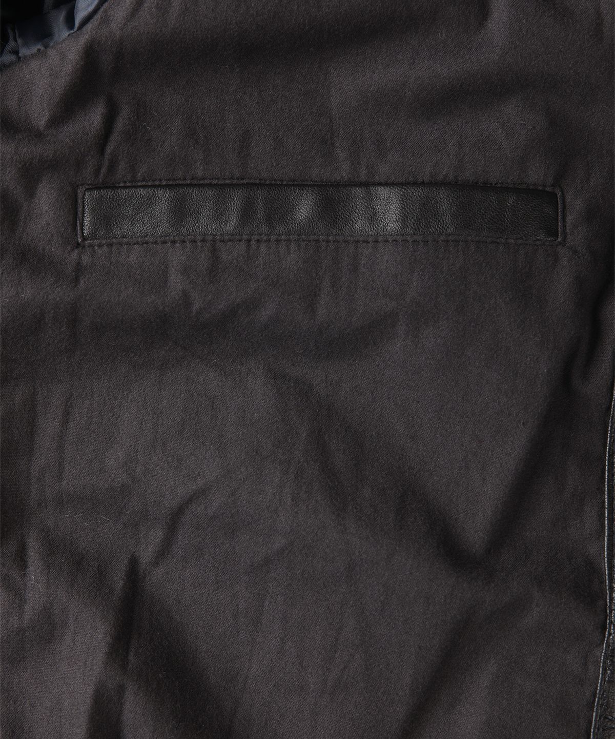 빠니깔레(PANICALE) 블랙 빈티지 램스킨 바이커 자켓