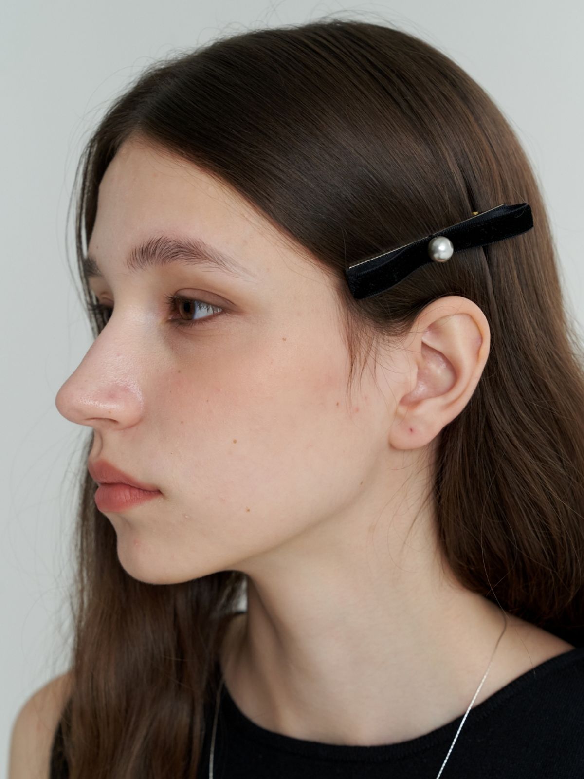 러브미몬스터(LOVE ME MONSTER) [HA_2SET] Classic Velvet Ribbon Hair Pin S (L233MHA080)