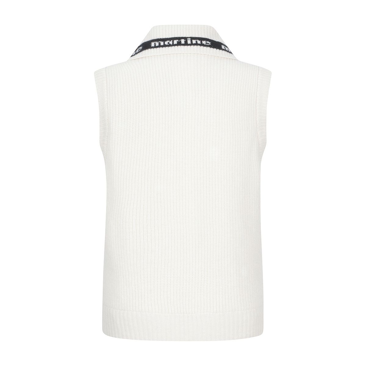 마틴골프(MARTINE GOLF) Zip-up Knit Vest_O/White