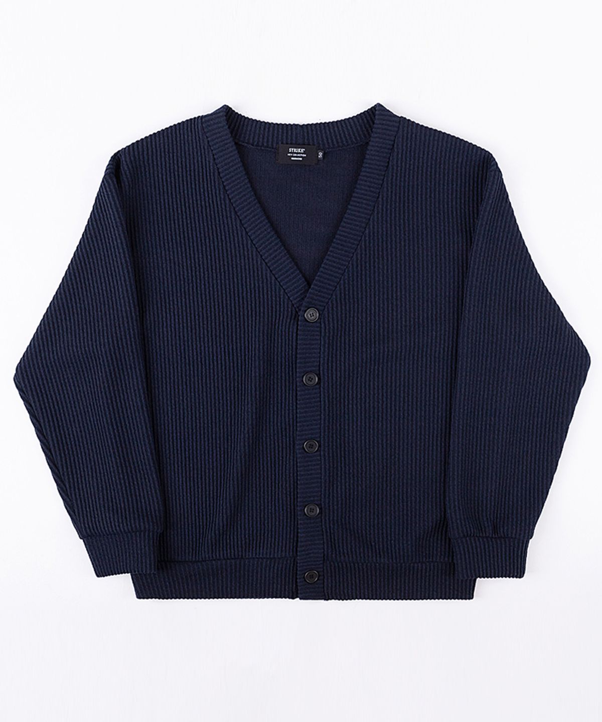 스트라이크(STRIKE) 드롭 숄더 루즈 가디건 (NAVY)