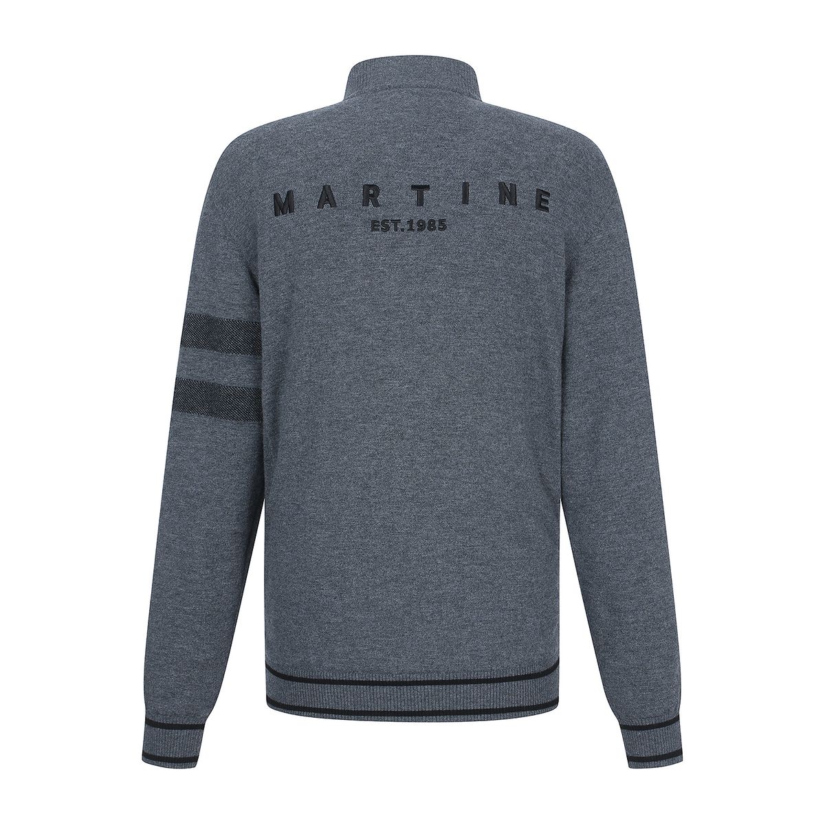 마틴골프(MARTINE GOLF) Stripe Zip-up Cardigan_D/Grey (Men)