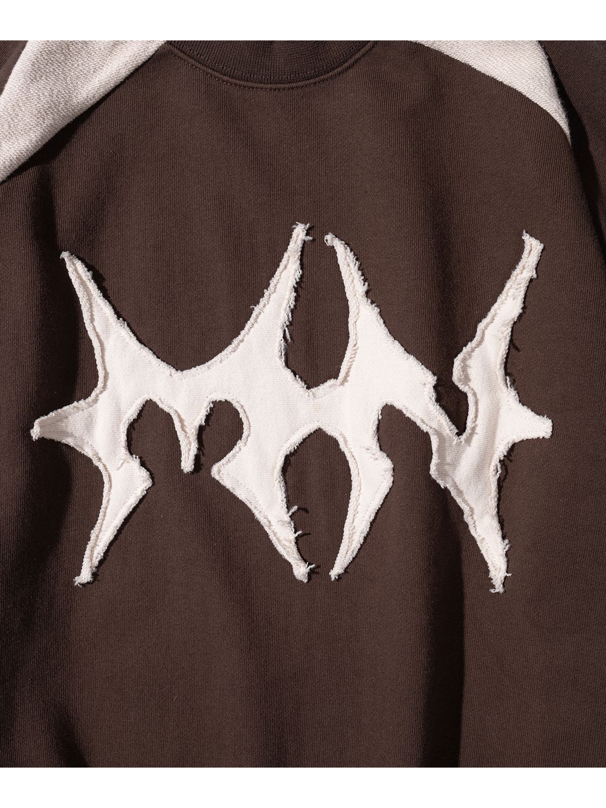 매스노운(MASSNOUN) MN DART SPORTY REVERSE SWEAT SHIRTS MFHCR001-BR