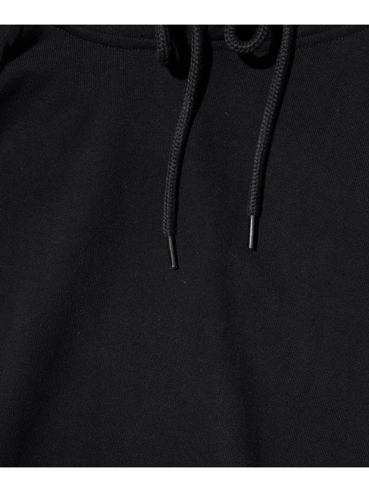 매스노운(MASSNOUN) BELINE PUCKERING HOODIE MFHHD006-BK