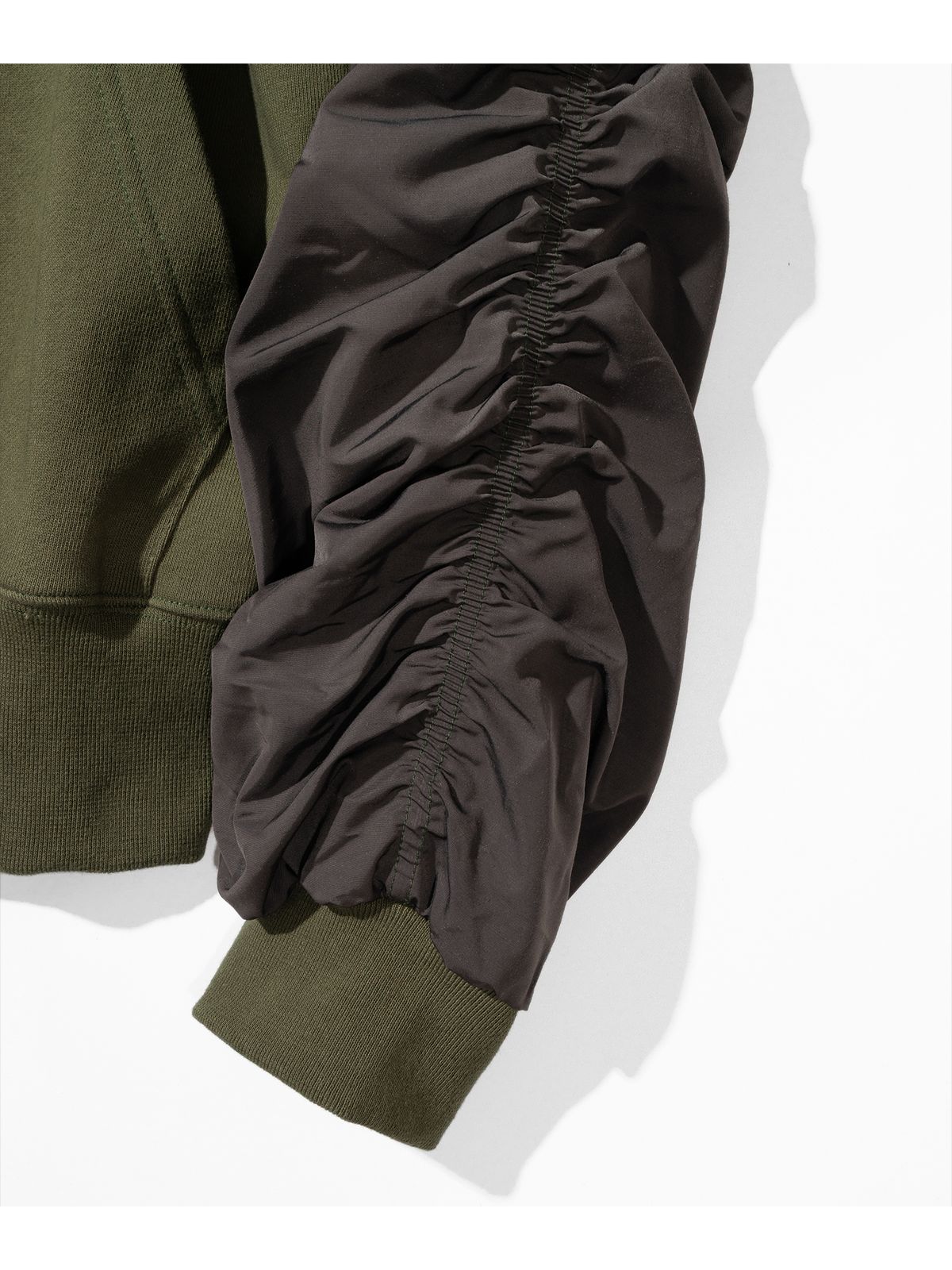 매스노운(MASSNOUN) BELINE PUCKERING HOODIE MFHHD006-KK